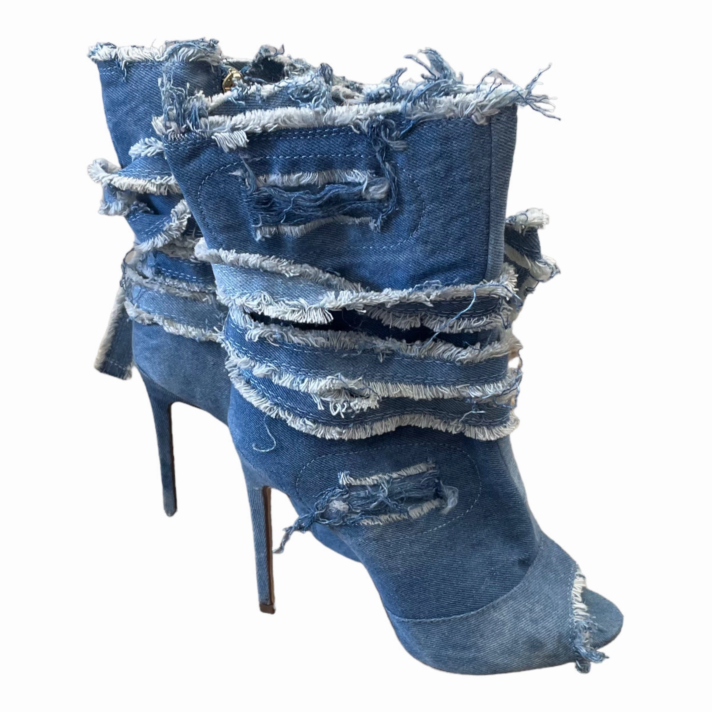 Multi Directional Easy Slip On Shoes Heels Stiletto By Liliana  Size: 6