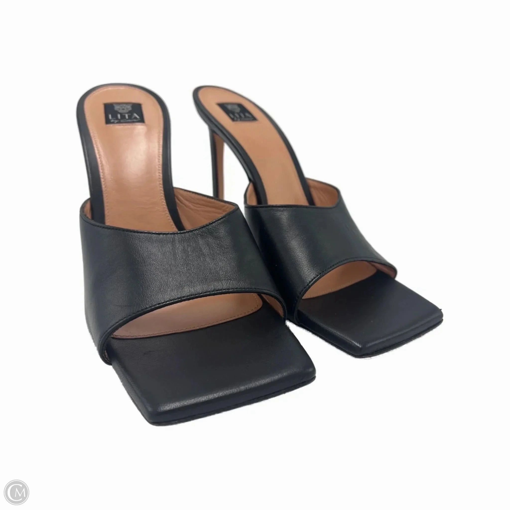 Shoes Heels Stiletto By Lita In Black, Size: 11 Fashion Heels for Fall Buckled