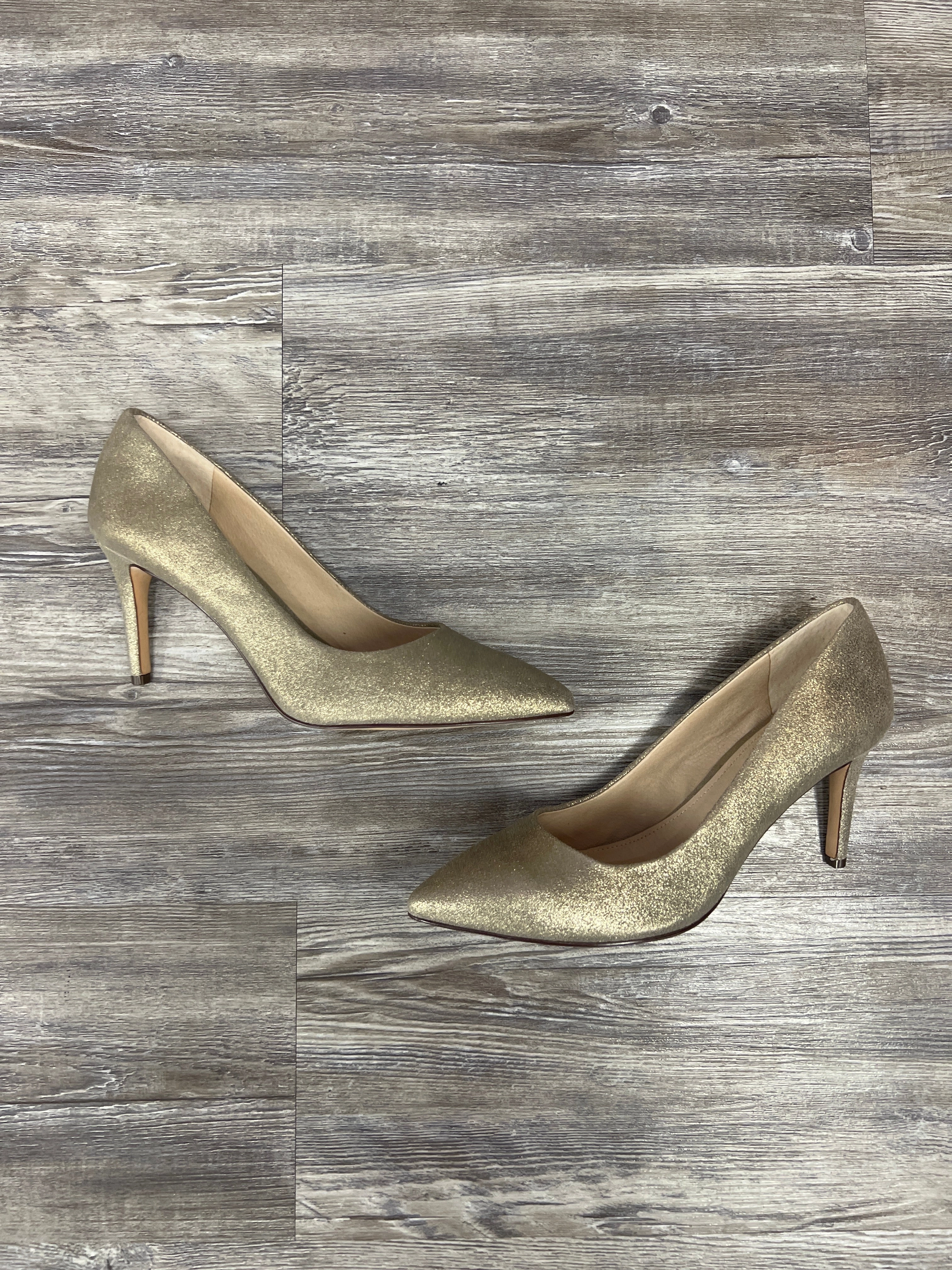 Dressy Stilettos Refined Shoes Heels Stiletto By Louise Et Cie In Gold, Size: 9