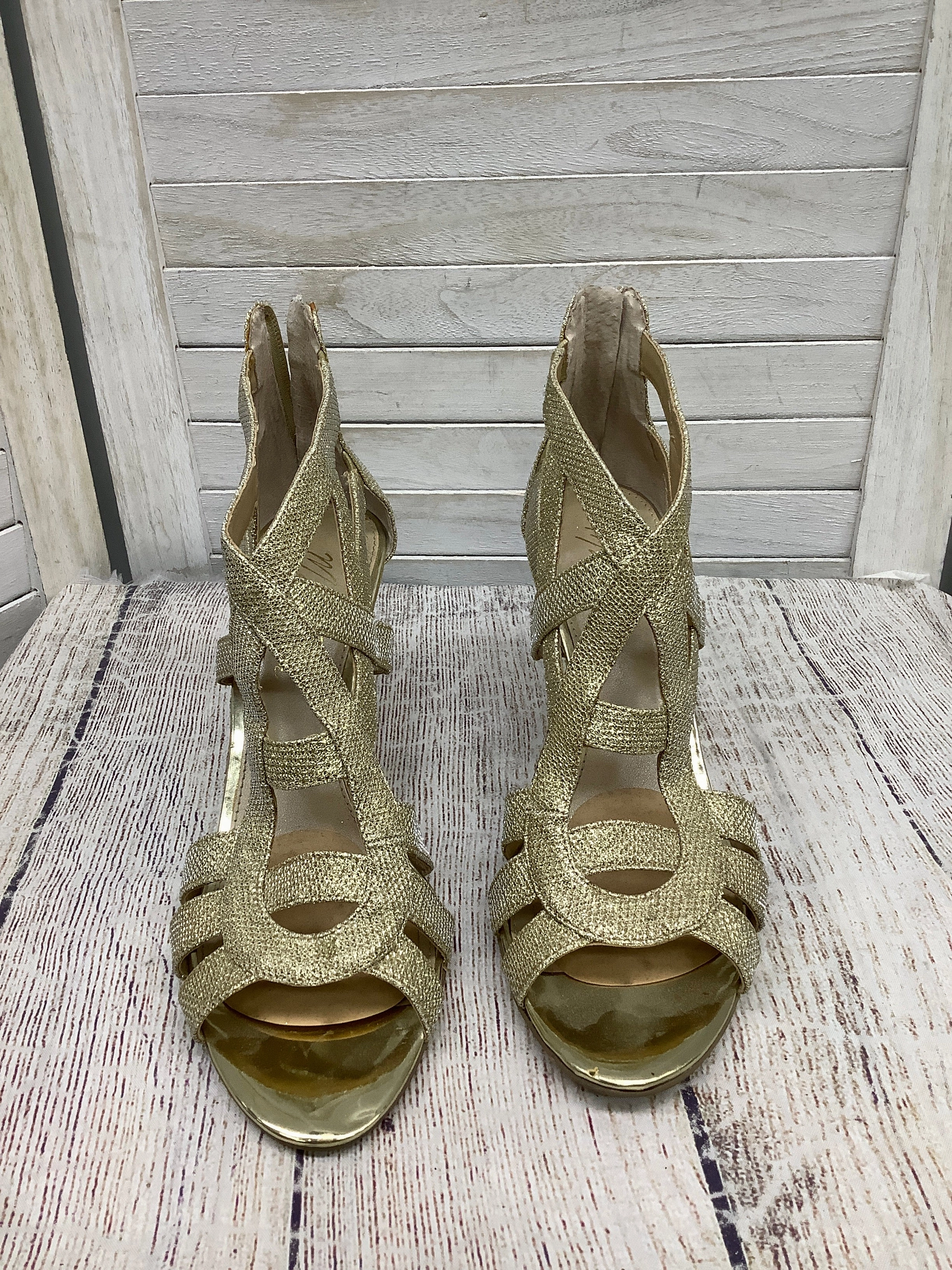 Sleek Heeled Sandals Shoes Heels Stiletto By Marc Fisher  Size: 10