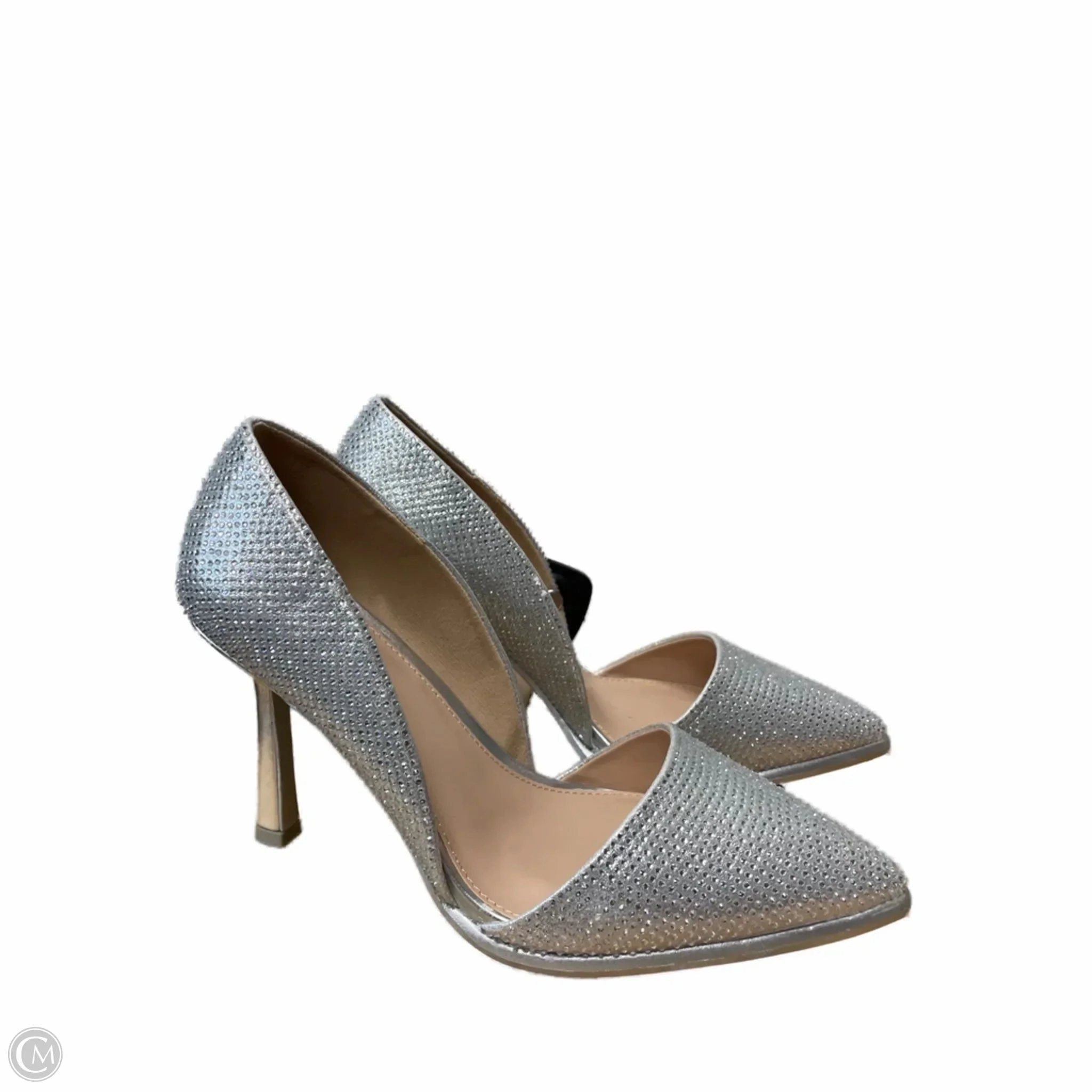 Shoes Heels Stiletto By Mia In Silver, Size: 8 Quick Drying