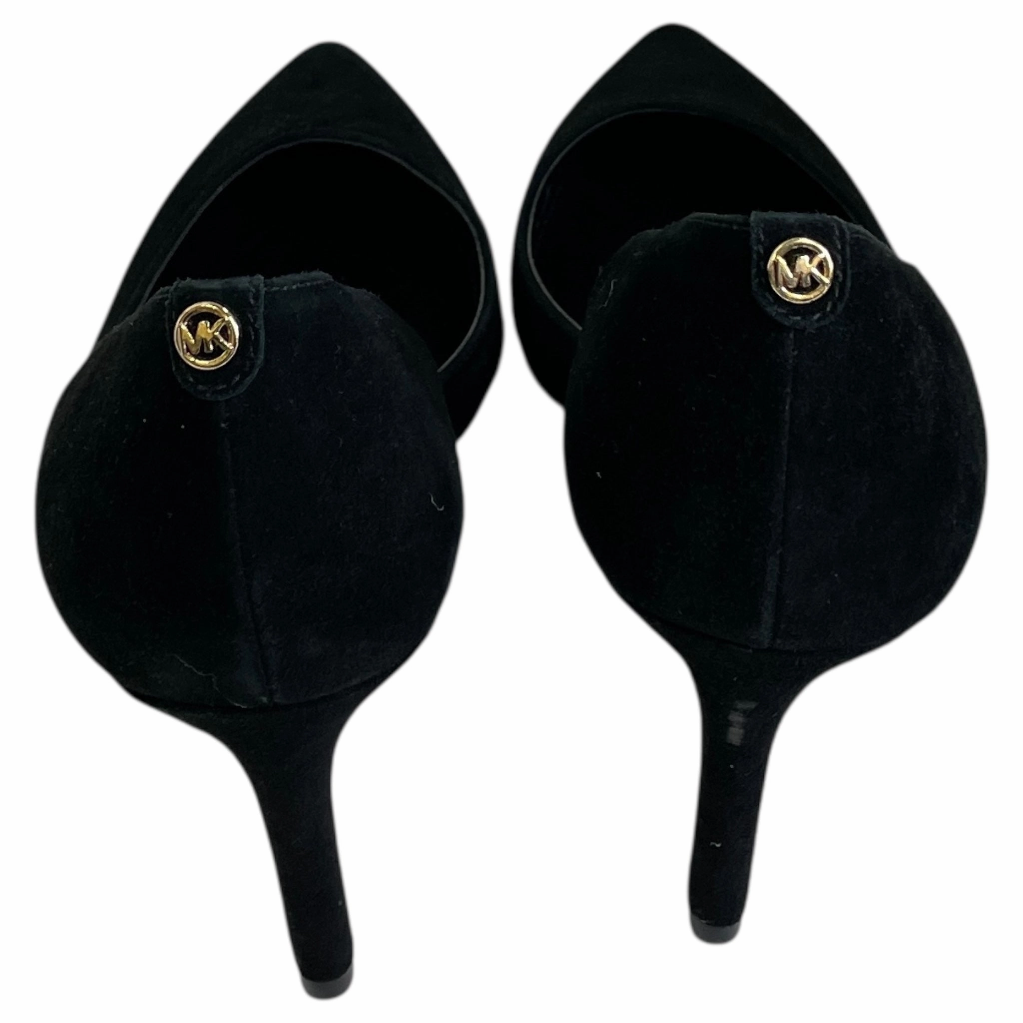 Professional Office Shoes Gold High Heels Shoes Heels Stiletto By Michael By Michael Kors In Black, Size:8.5