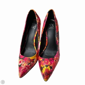 Formal Pumps Shoes Heels Stiletto By New York And Co In Floral Print, Size: 8.5