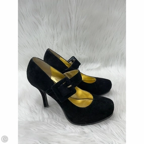 Gum outsole Shoes Heels Stiletto By Nine West In Black, Size: 6