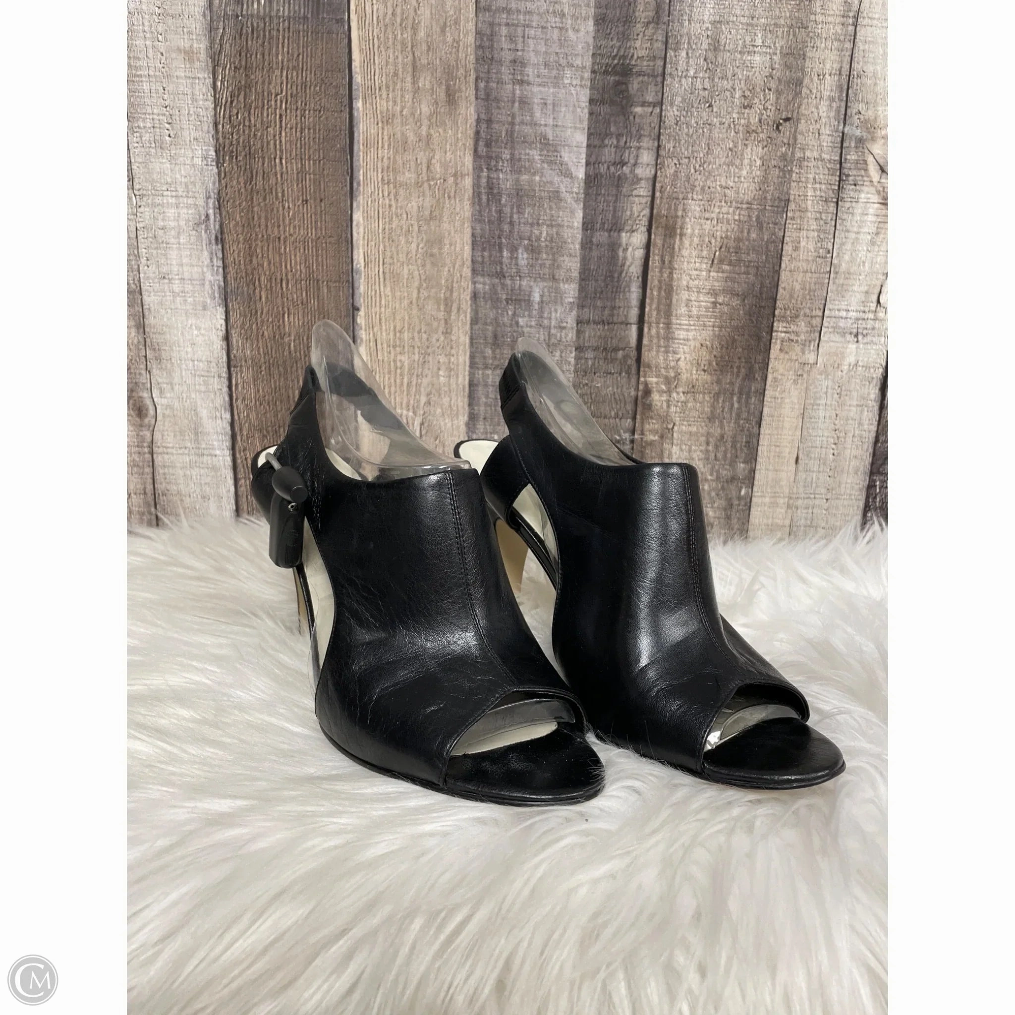 Autumn footwear Shoes Heels Stiletto By Nine West In Black, Size: 9.5