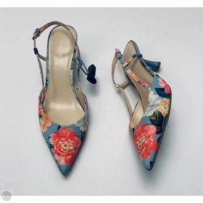Shoes Heels Stiletto By Nine West In Floral Print, Size: 9 Statement Heels Bold Wedding Heels
