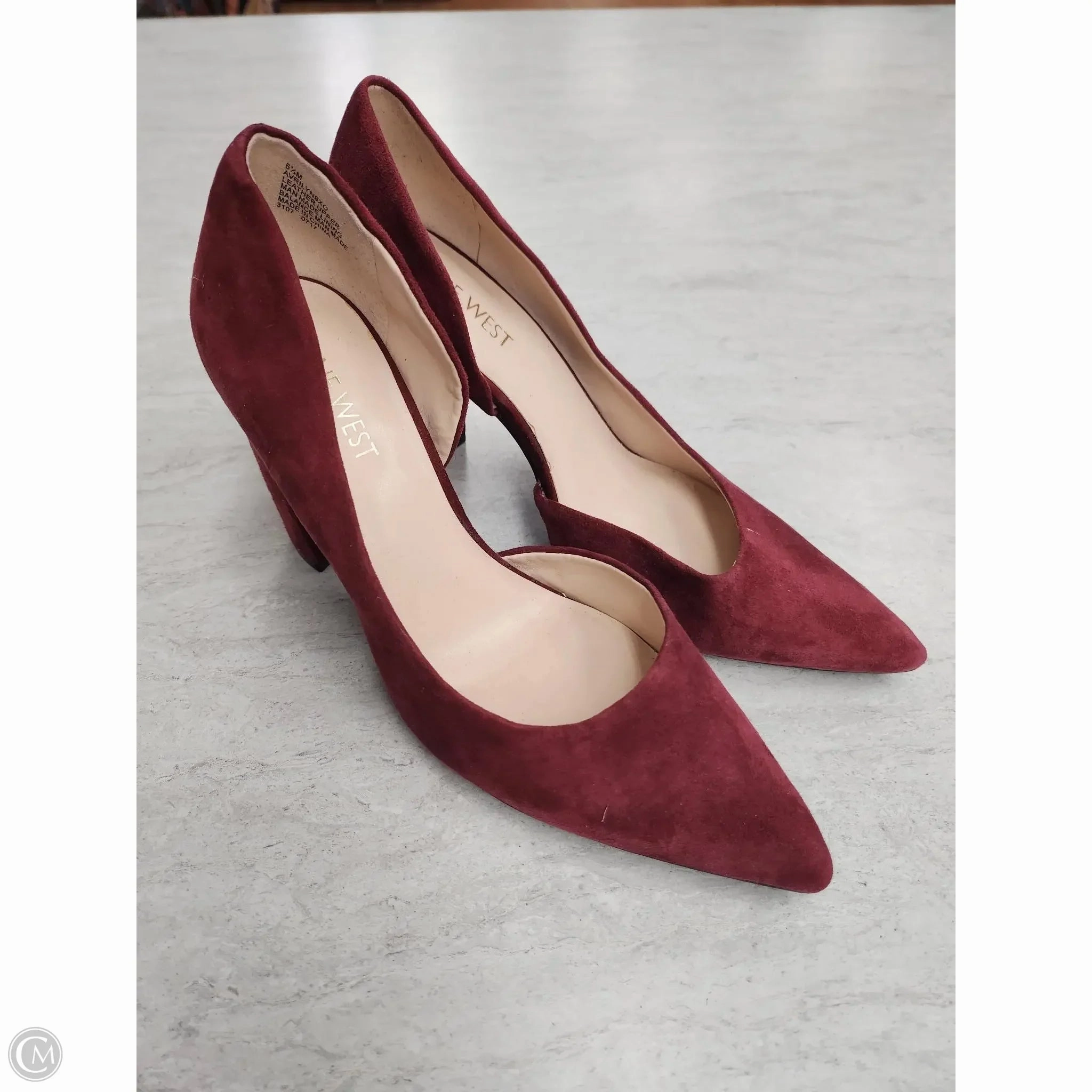 Shoes Heels Stiletto By Nine West In Red, Size: 6.5 Designer Platform Shoes