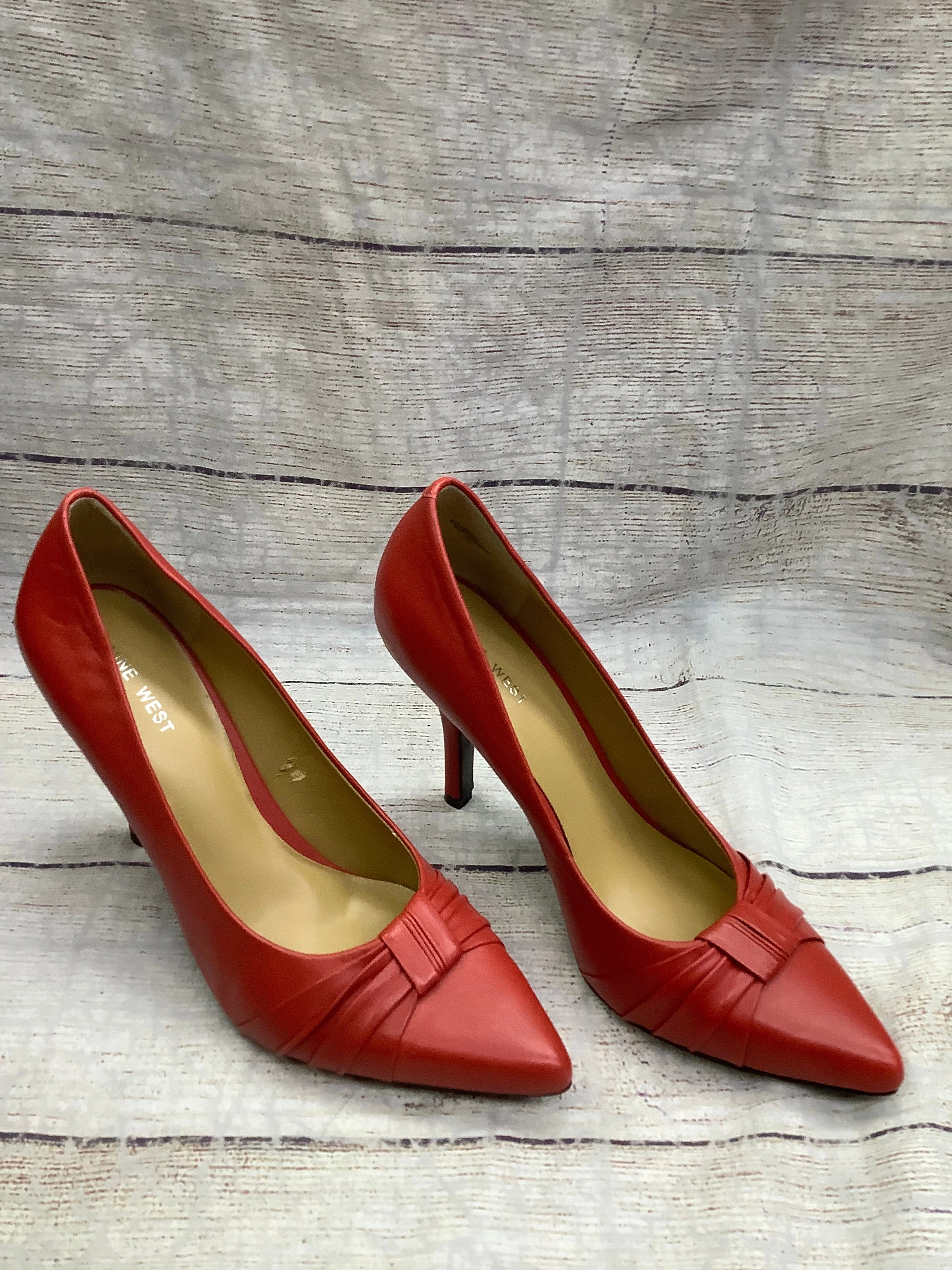 Durable Construction Crystal Heels Shoes Heels Stiletto By Nine West  Size: 8.5