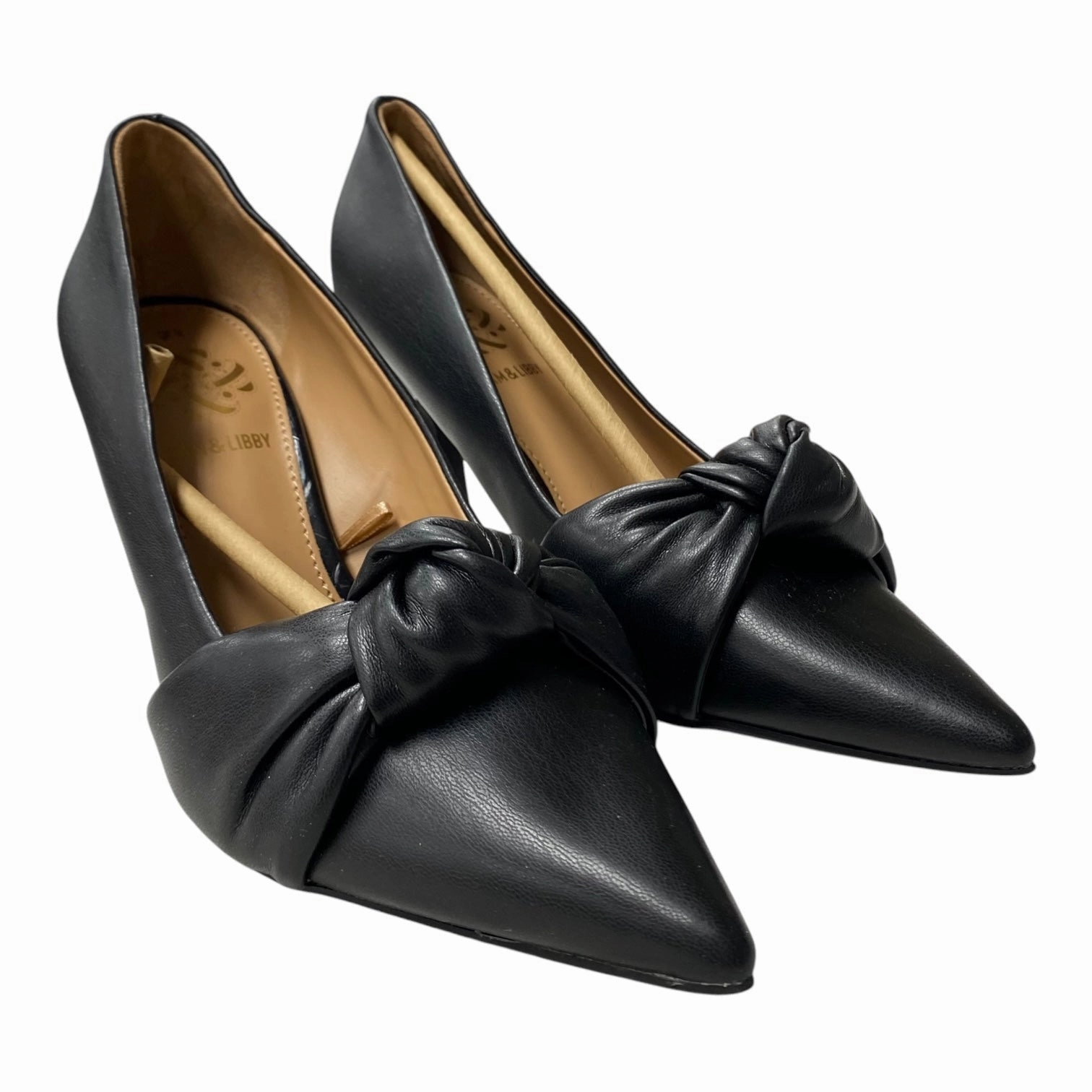 Shoes Heels Stiletto By Sam And Libby In Black, Size:7.5 Cushioned Sole Comfortable Day Pumps