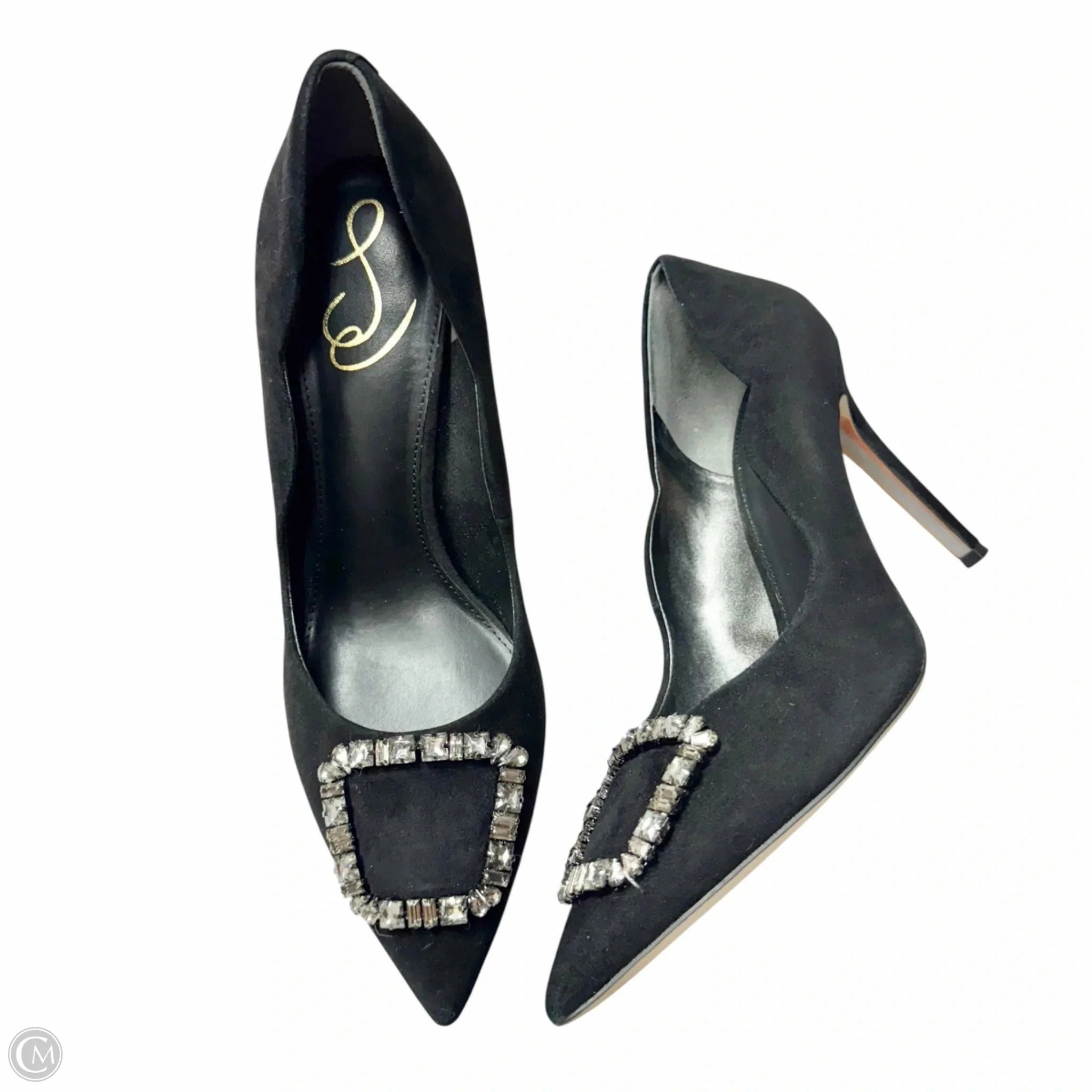 Shoes Heels Stiletto By Sam Edelman In Black, Size: 9.5 Clear Sandals for Weddings Retro Bridal Shoes