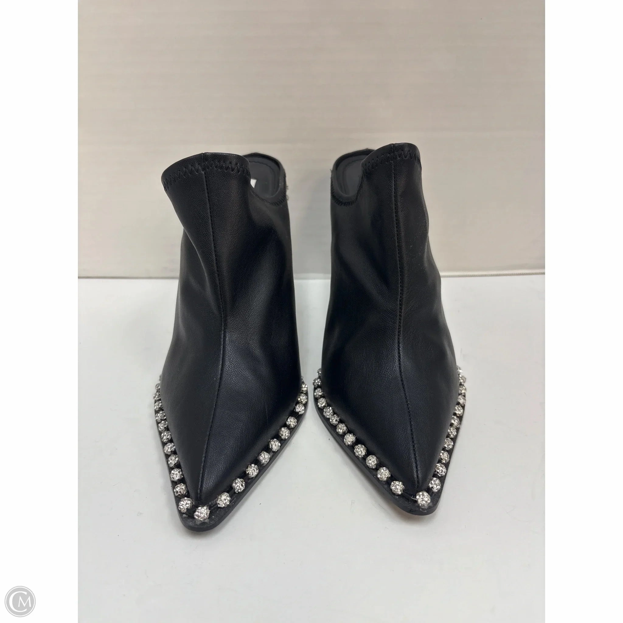 Daytime Heels Fashionable Boots Shoes Heels Stiletto By Steve Madden In Black, Size: 8.5