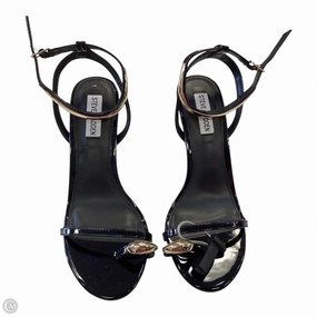 Shoes Heels Stiletto By Steve Madden In Black, Size: 9.5 Lace Up Non Slip