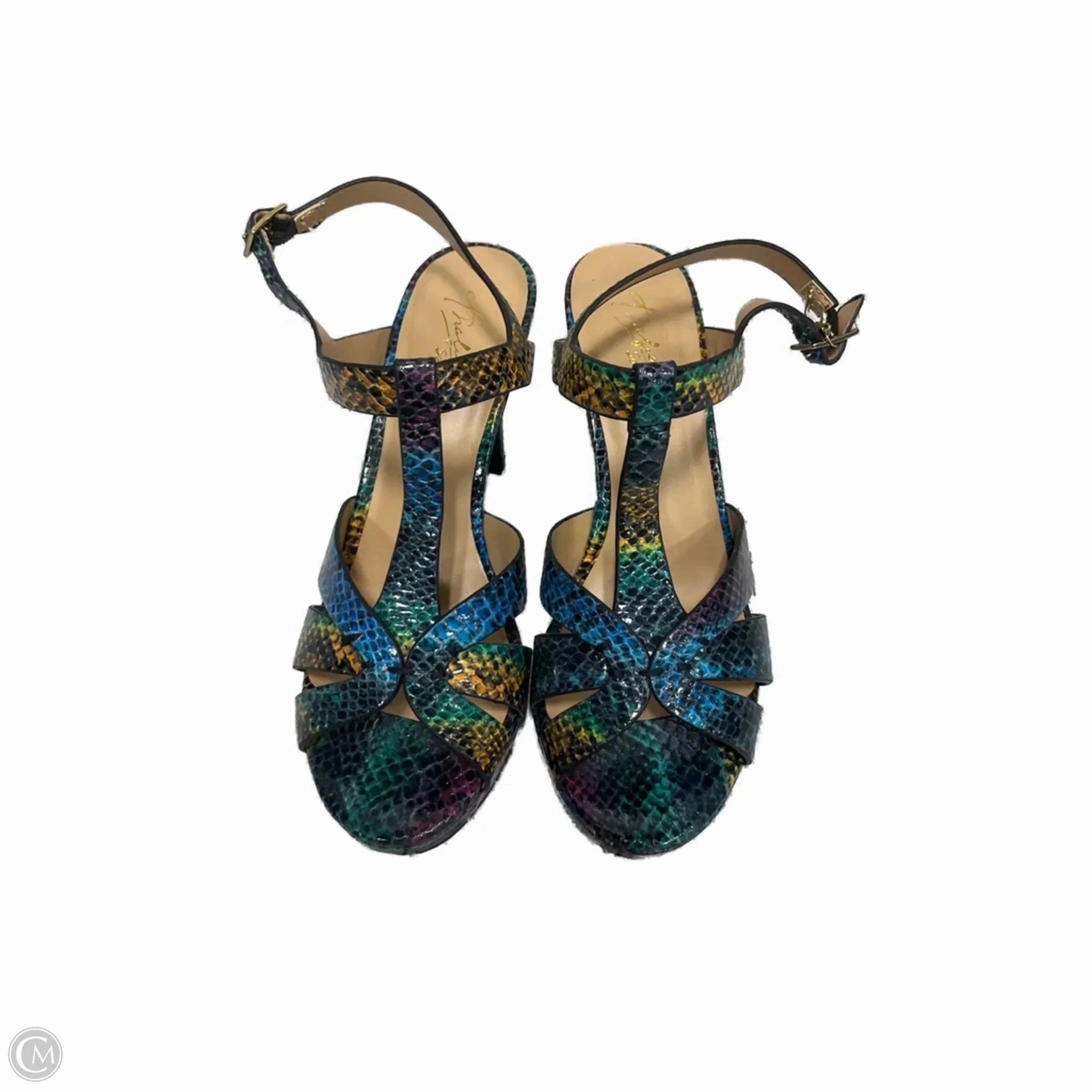 Laser cut Shoes Heels Stiletto By Thalia Sodi In Multi-colored, Size: 8