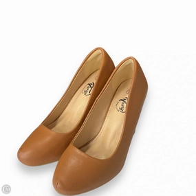 Platform Heels Shoes Heels Stiletto By Trary In Tan, Size: 6