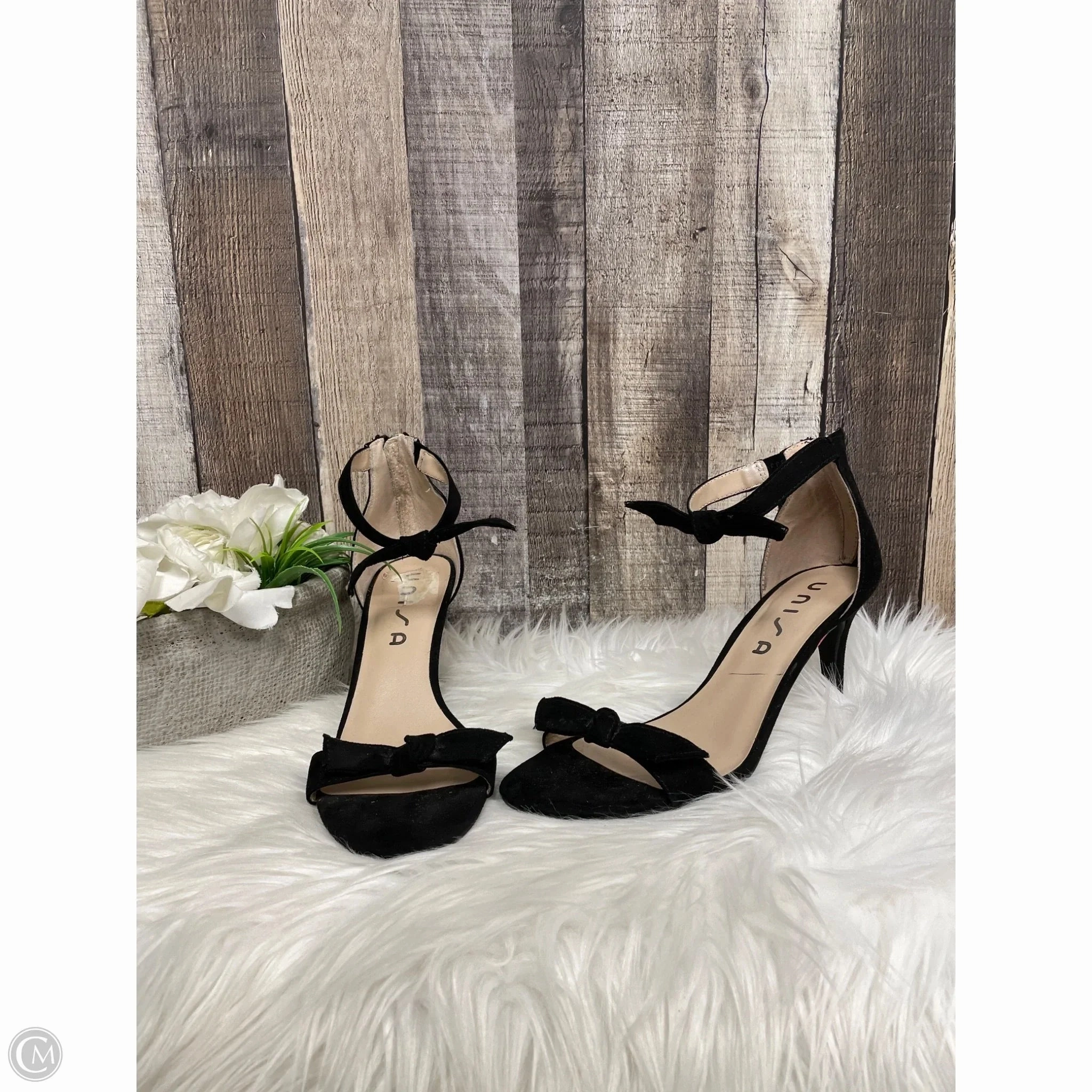 Fashion Heels for Fall Shoes Heels Stiletto By Unisa In Black, Size: 8