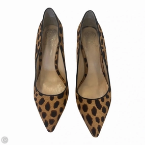 Bridal Wedding Heels Shoes Heels Stiletto By Vince Camuto In Animal Print, Size: 9