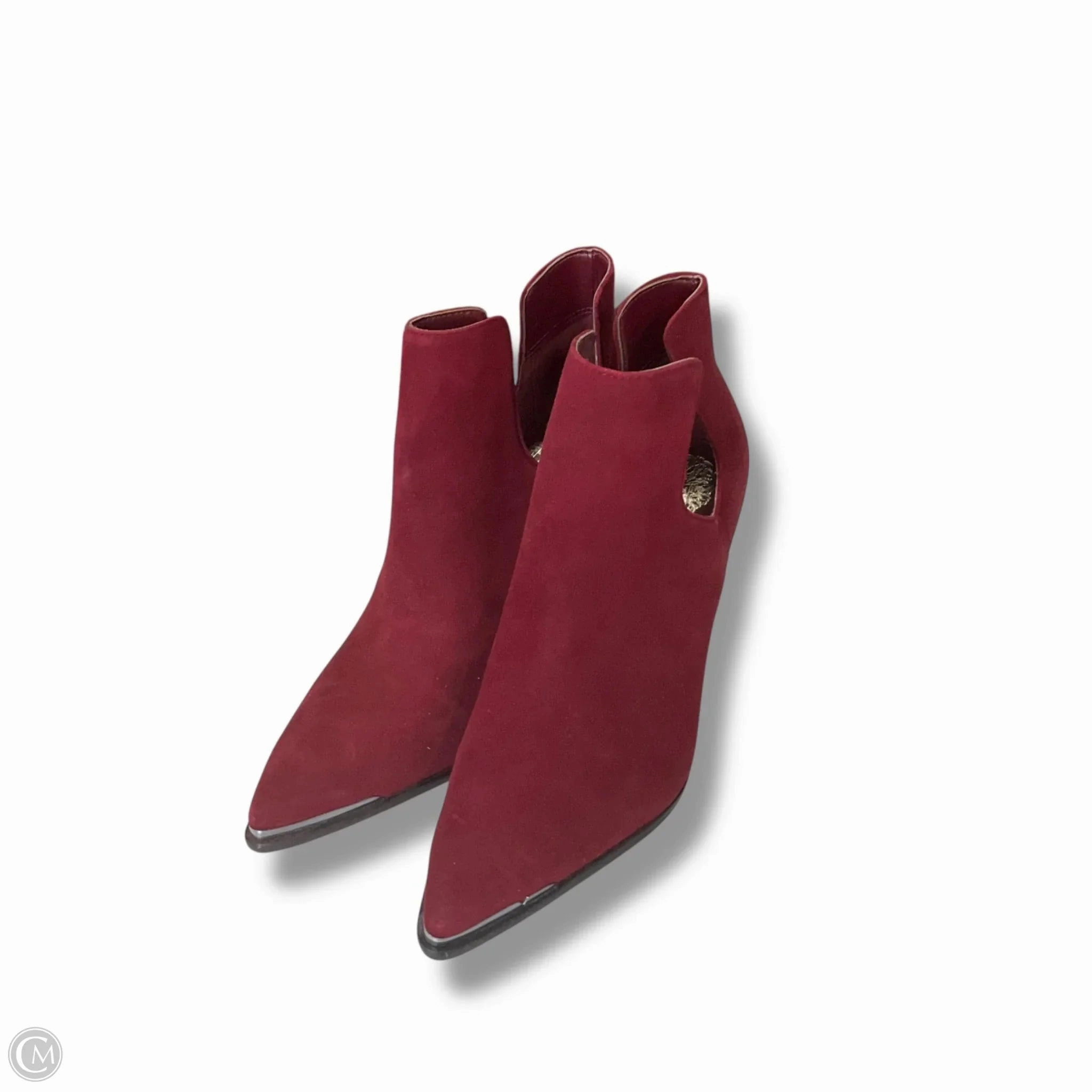 Occasion Footwear synthetic material Shoes Heels Stiletto By Vince Camuto In Red, Size: 7