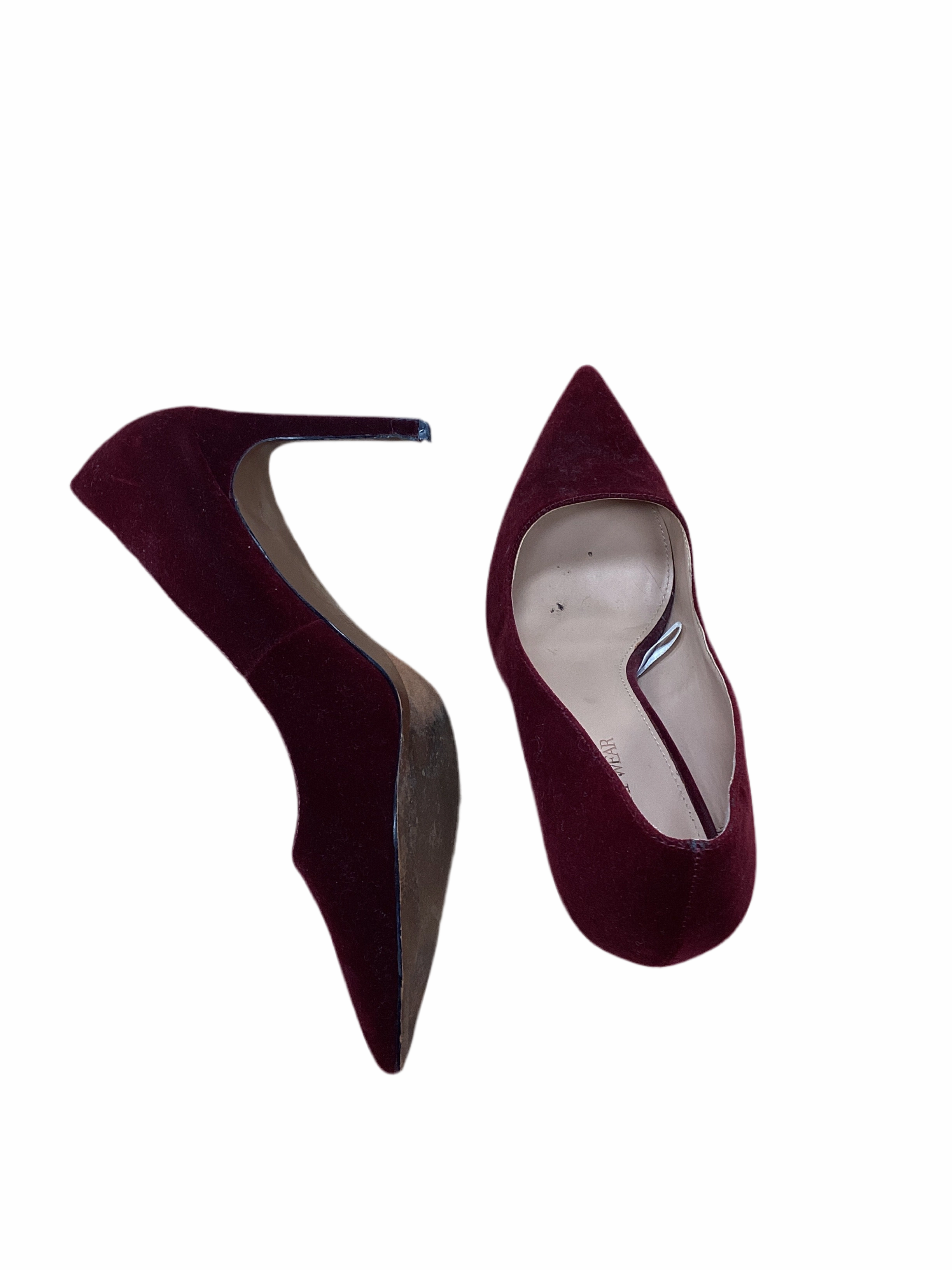 Casual Pumps Shoes Heels Stiletto By Who What Wear In Red, Size:8