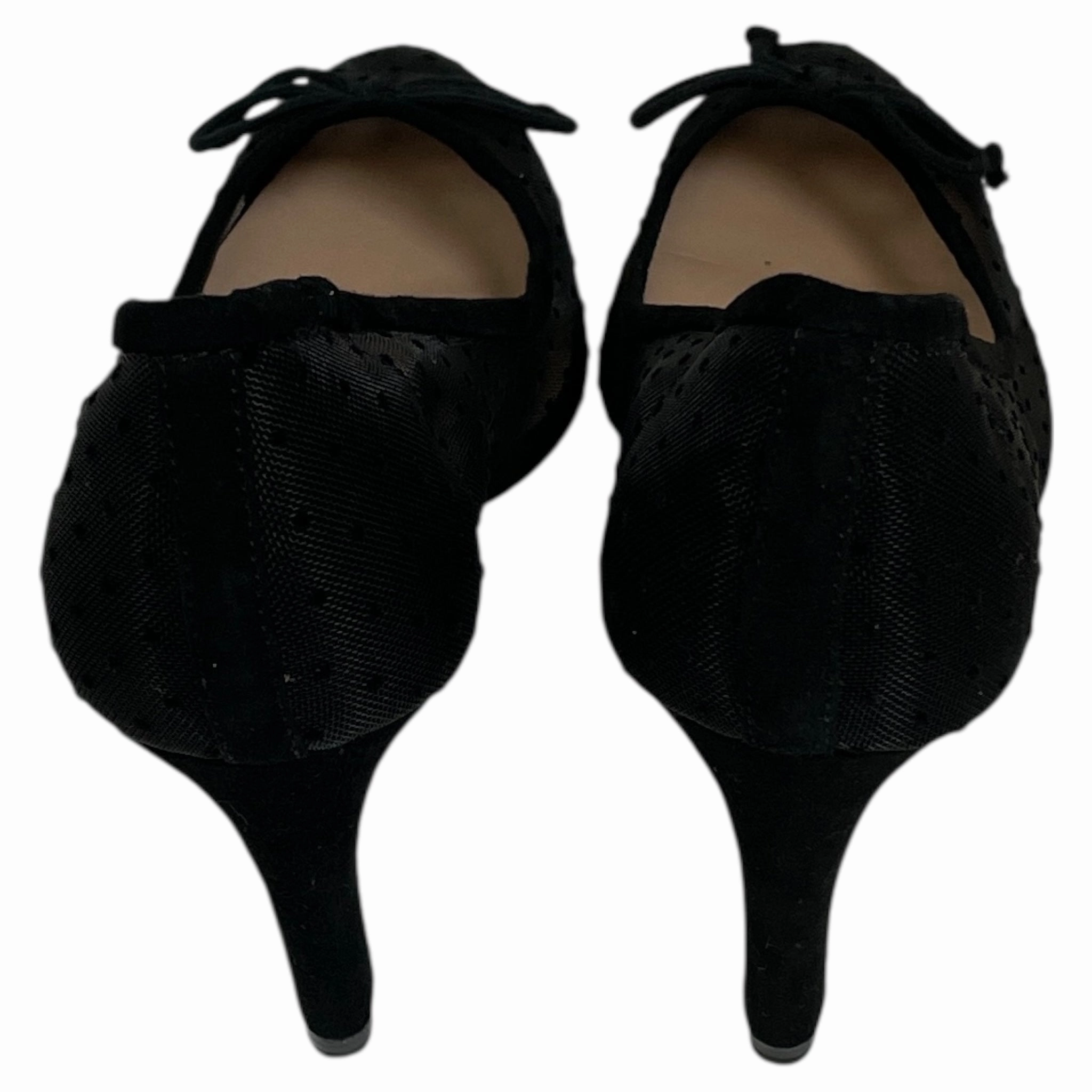 Comfortable ankle support SHOES HEELS STILETTO by ZARA BASIC In BLACK, Size: 5.5