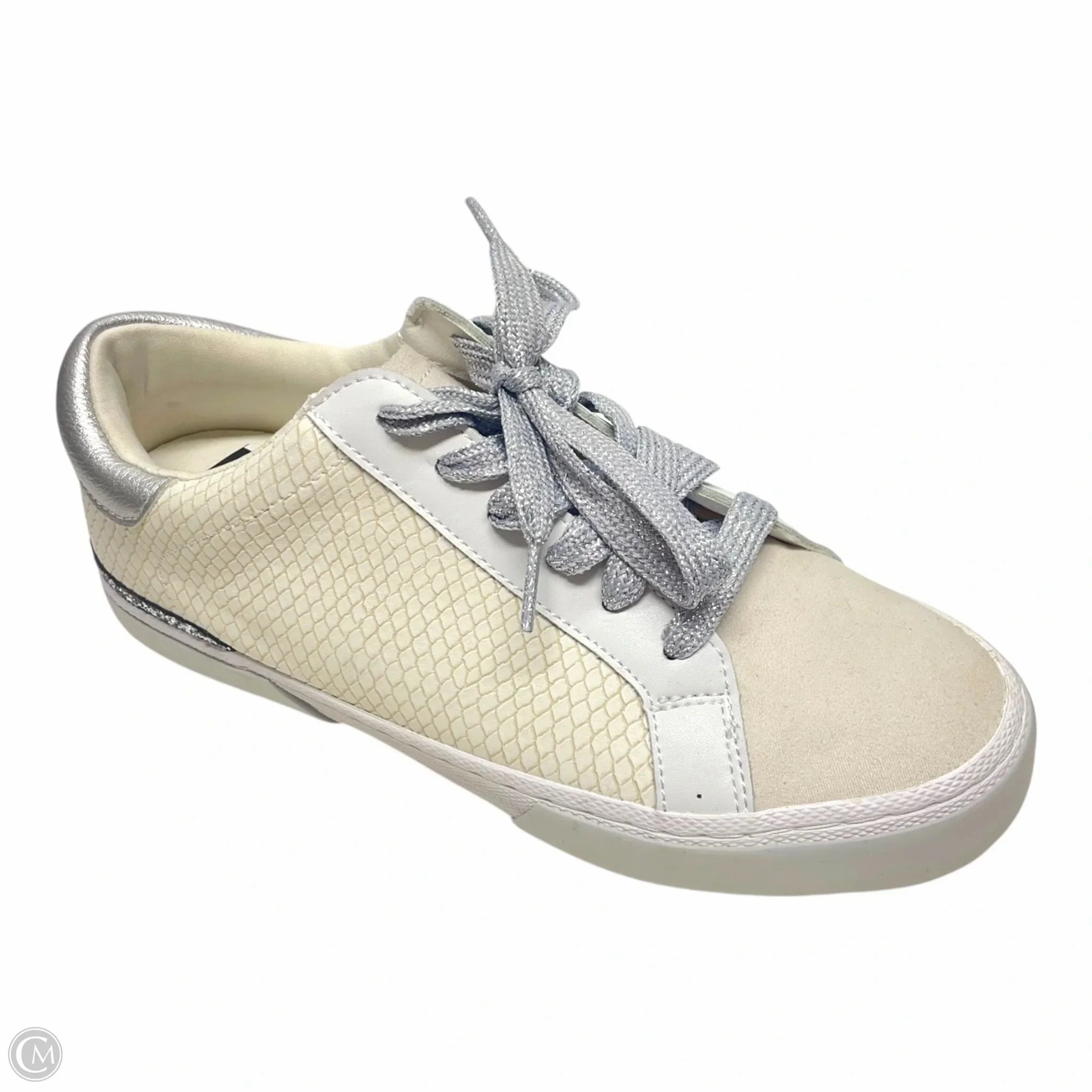Shoes Sneakers By A New Day In Cream & Silver, Size: 7 Minimalist Stitching Casual traction