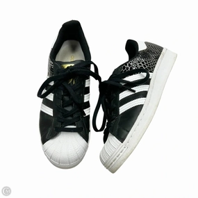 Shoes Sneakers By Adidas In Black & White, Size: 7 Classic Design Odor Control Insoles