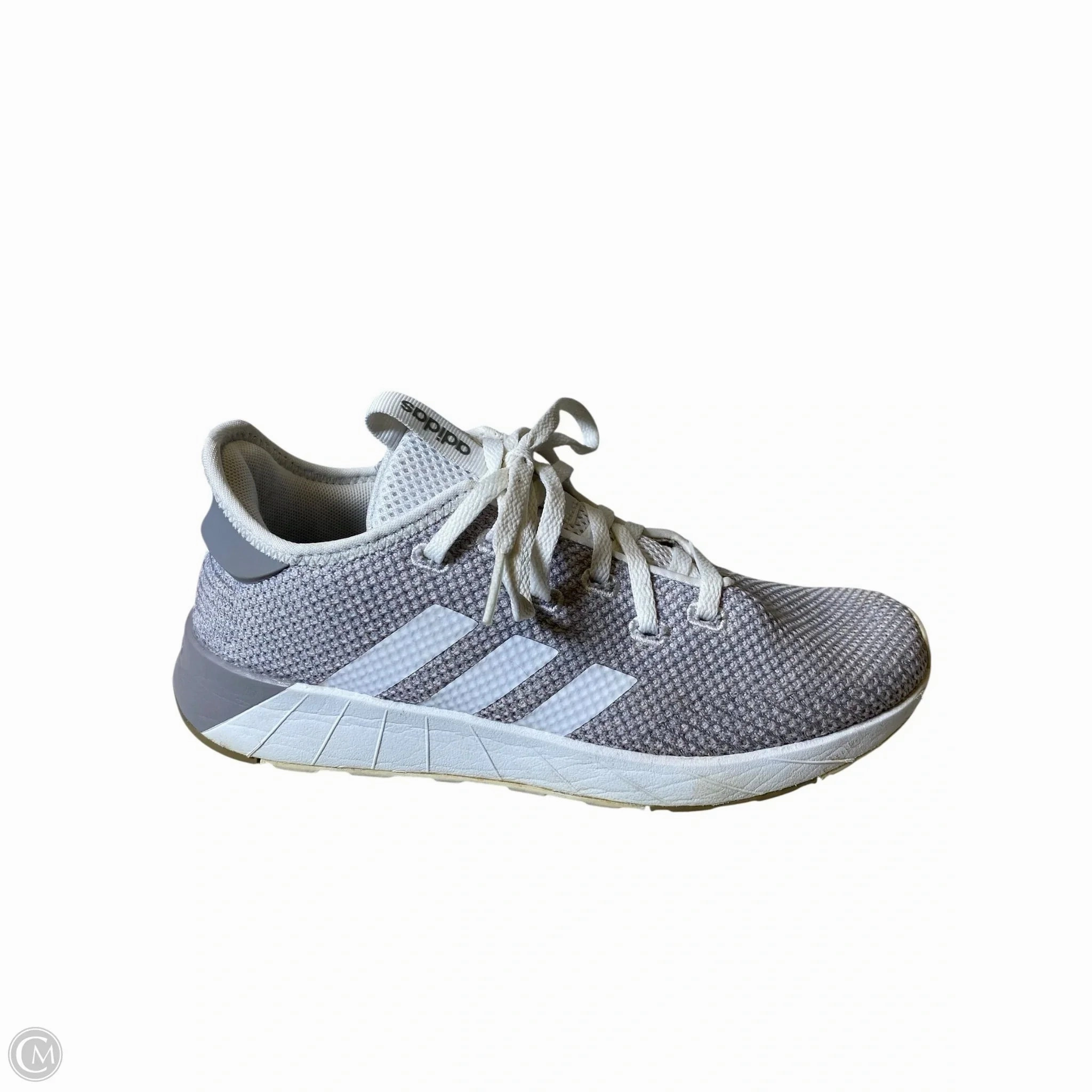 Slim Build Daily Step Shoes Sneakers By Adidas In Grey, Size: 6.5