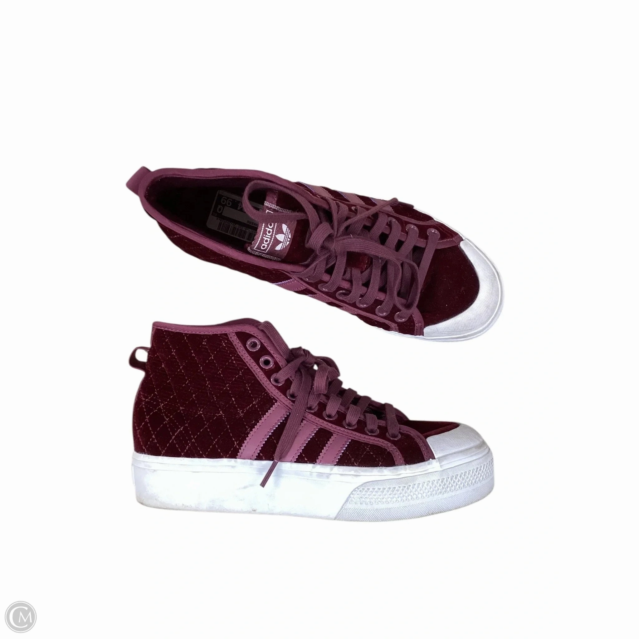Shoes Sneakers By Adidas In Purple, Size: 9 Neutral palette