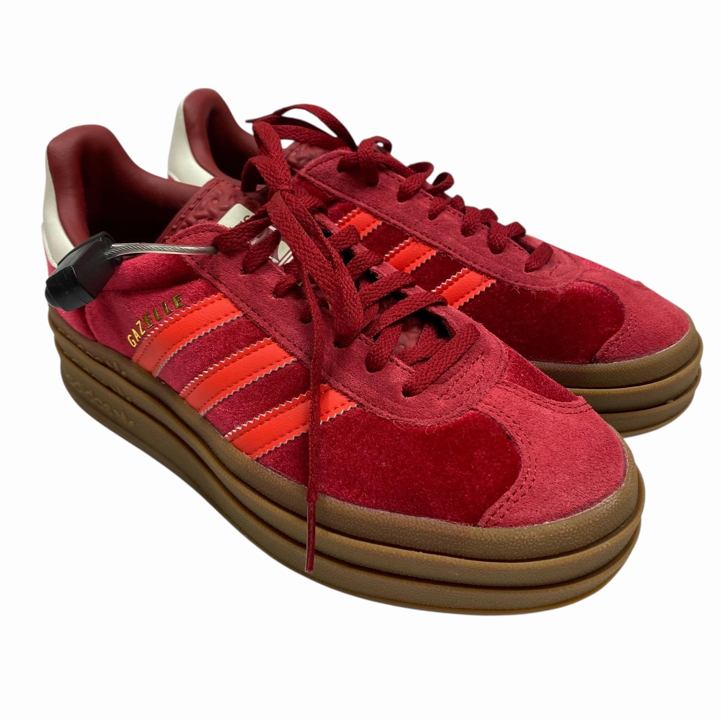 Shoes Sneakers By Adidas In Red, Size:7 Slip On Construction Secure Style
