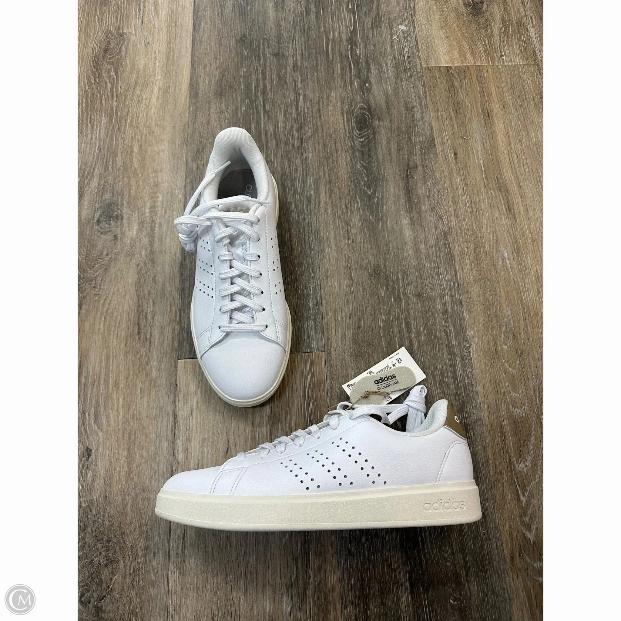 Foam Cushioning Matte Finish Shoes Sneakers By Adidas In White, Size: 7.5