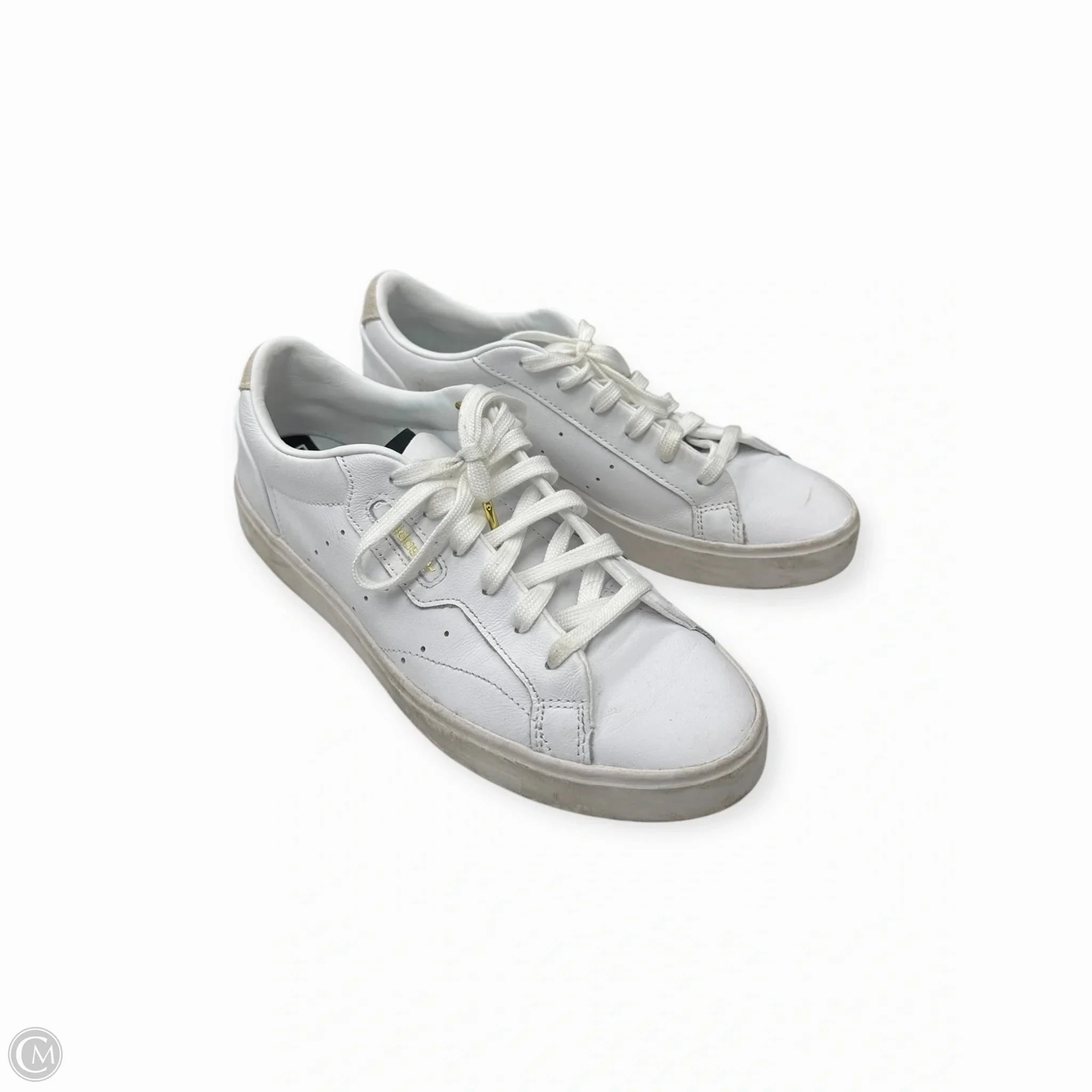Quick lacing Shoes Sneakers By Adidas In White, Size: 8.5