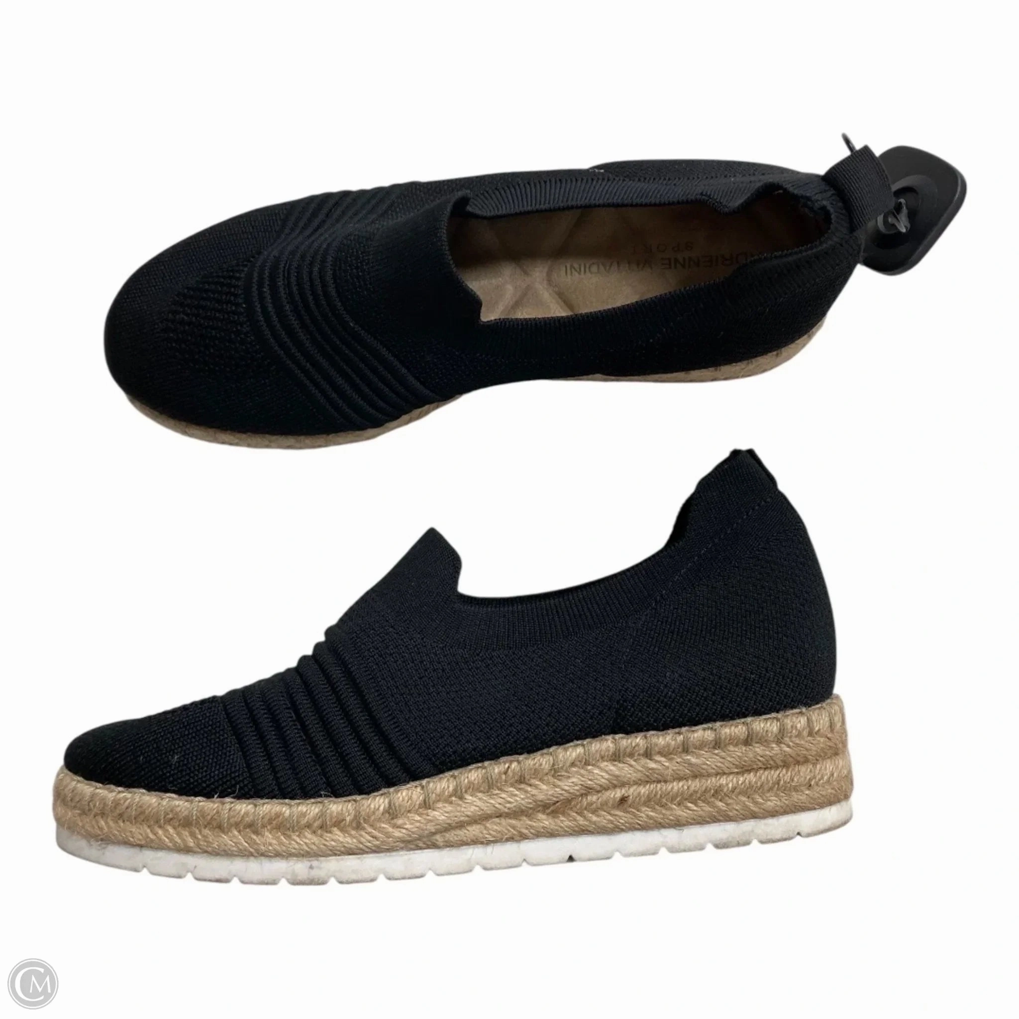 Neutral Cushioning Shoes Sneakers By Adrienne Vittadini In Black, Size: 8