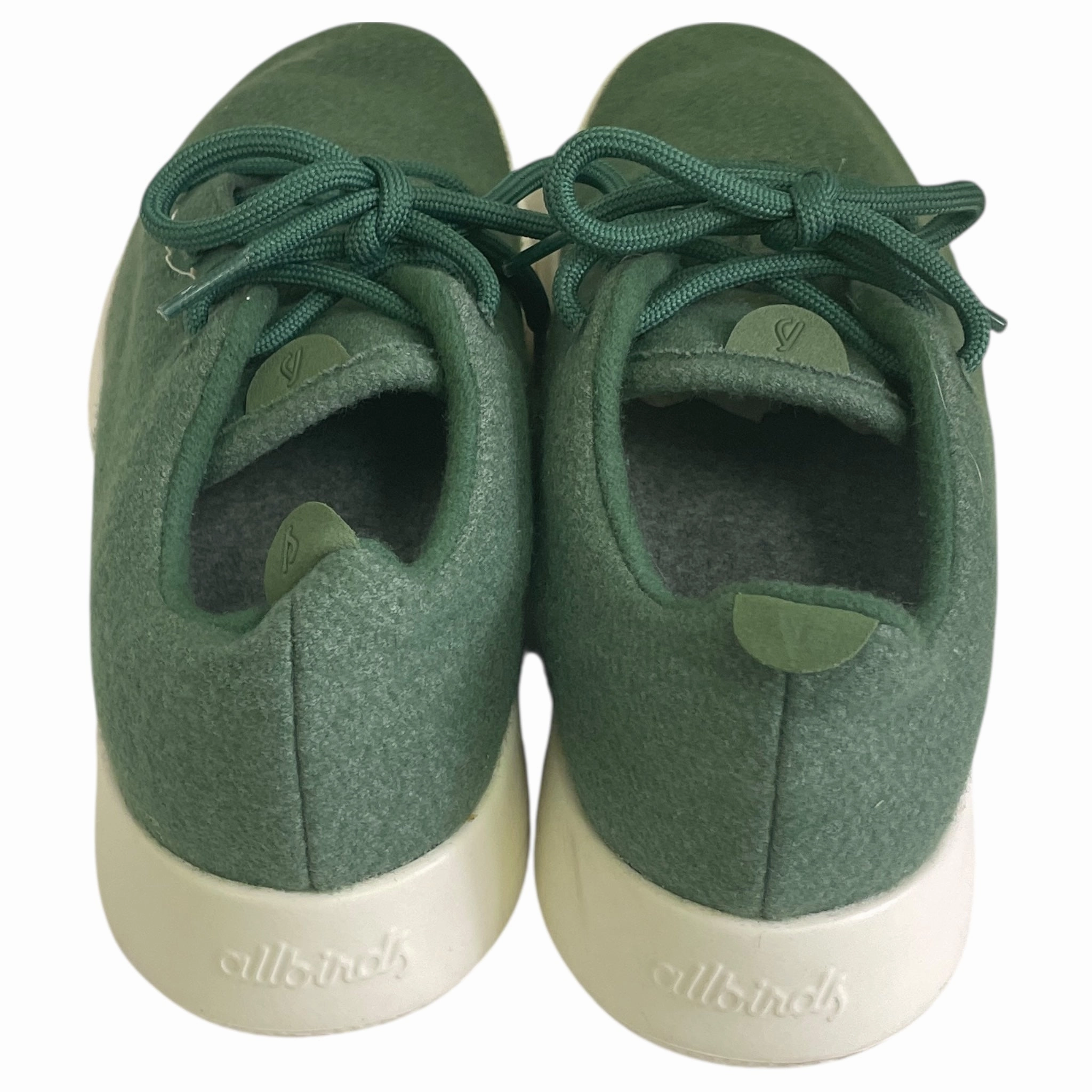Shoes Sneakers By Allbirds In Green, Size:9 synthetic leather