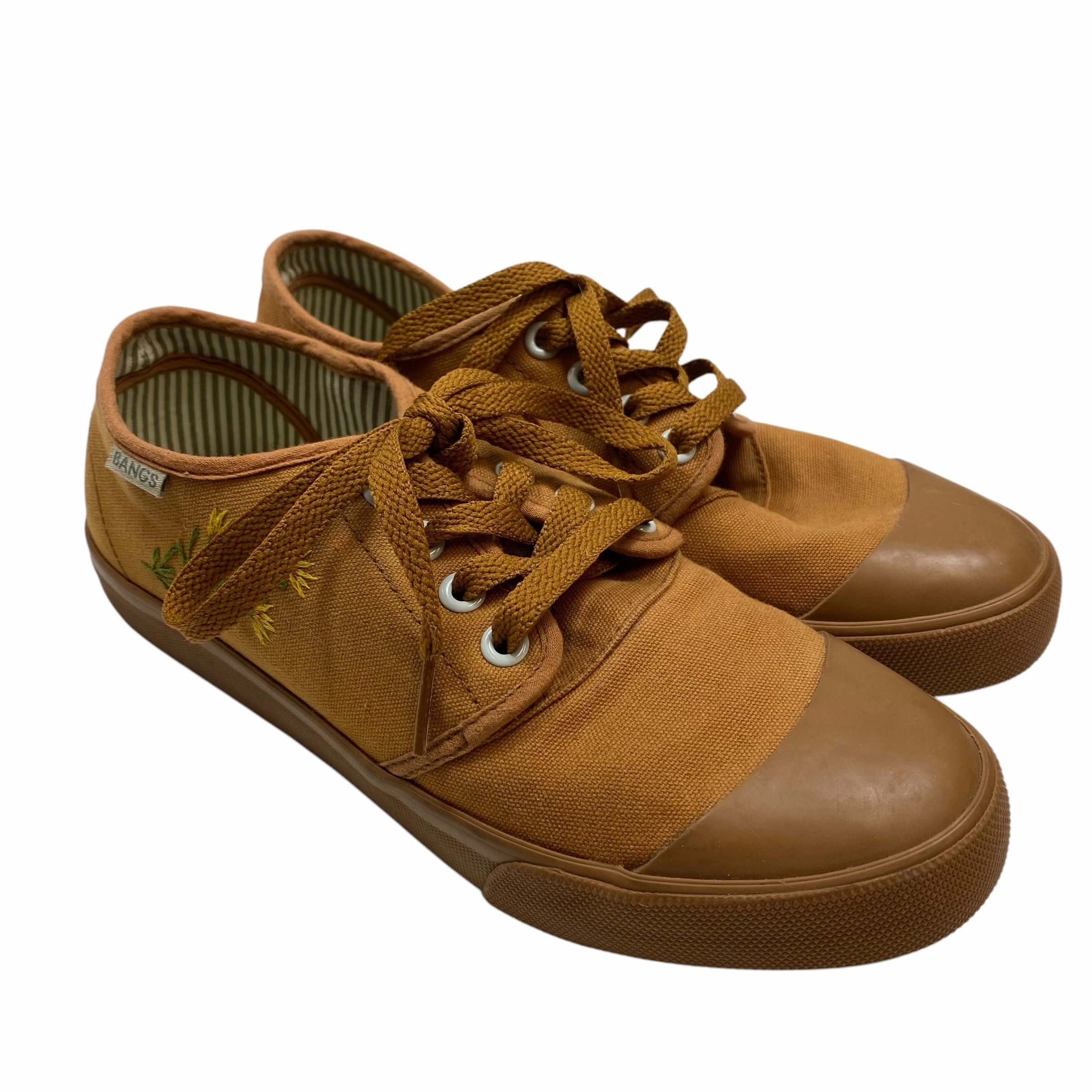 RemovableInsole Shoes Sneakers By Bangs In Tan, Size: 7