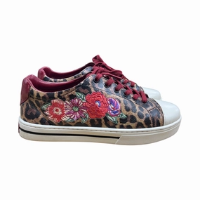 Comfort Flex Shoes Sneakers By Brighton In Animal Print, Size:9