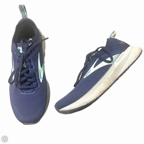 Compression Molded Heel Shoes Sneakers By Brooks In Blue, Size: 7.5