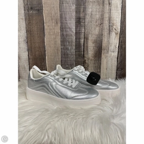 Classy silhouette Stitch Free Uppers Shoes Sneakers By Call It Spring In Silver, Size: 8