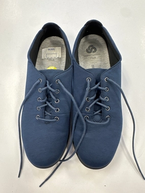 Shoes Sneakers By Clarks In Navy, Size: 9 Smooth Entry