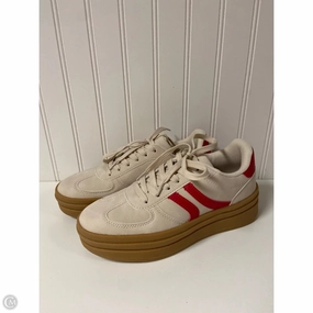 Adaptive Traction Abrasion Resistant Guard Shoes Sneakers By Clothes Mentor In Beige, Size: 8