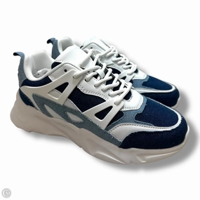 Shoes Sneakers By Clothes Mentor In Blue Denim, Size: 7 Travel Friendly