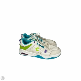 Relaxed Look Shoes Sneakers By Clothes Mentor In Green & White, Size: 11