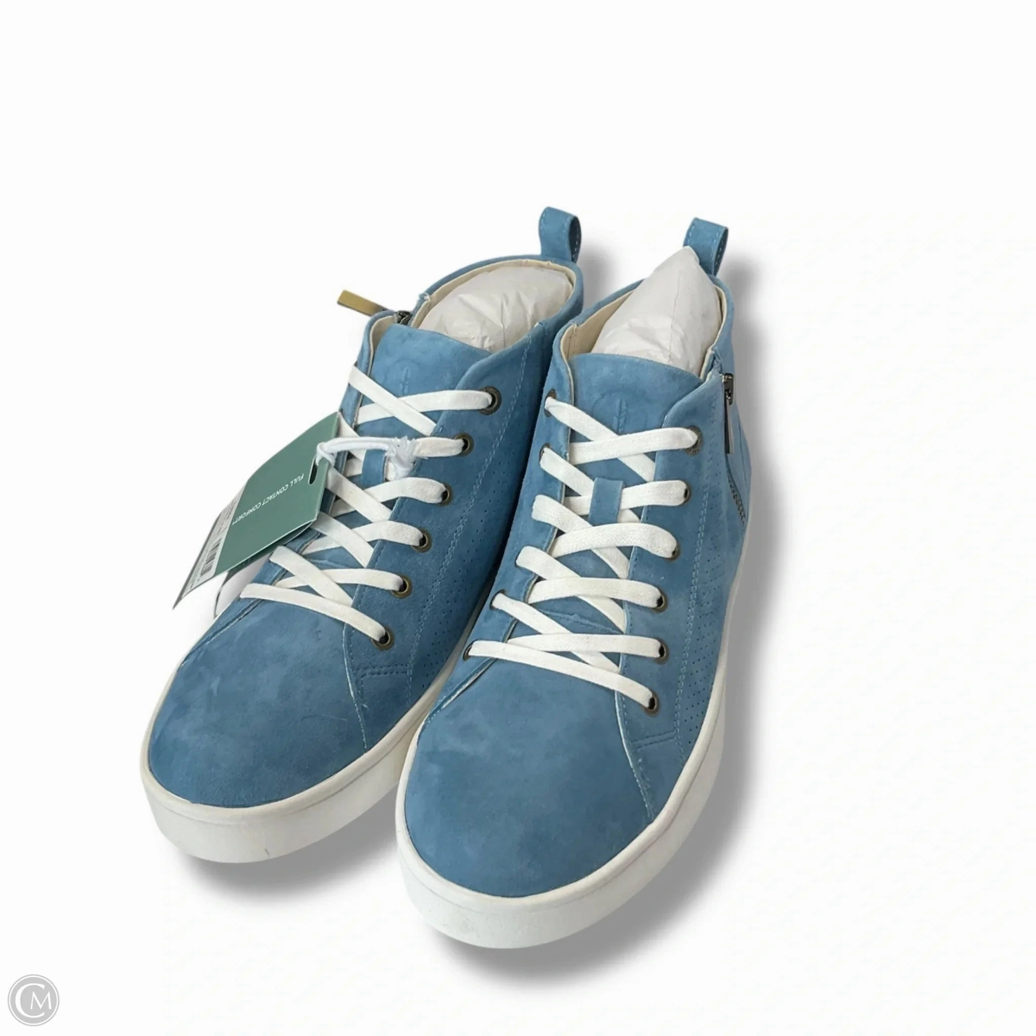 Shoes Sneakers By Cmc In Blue, Size: 9.5 Comfortable Step Reinforced Sides