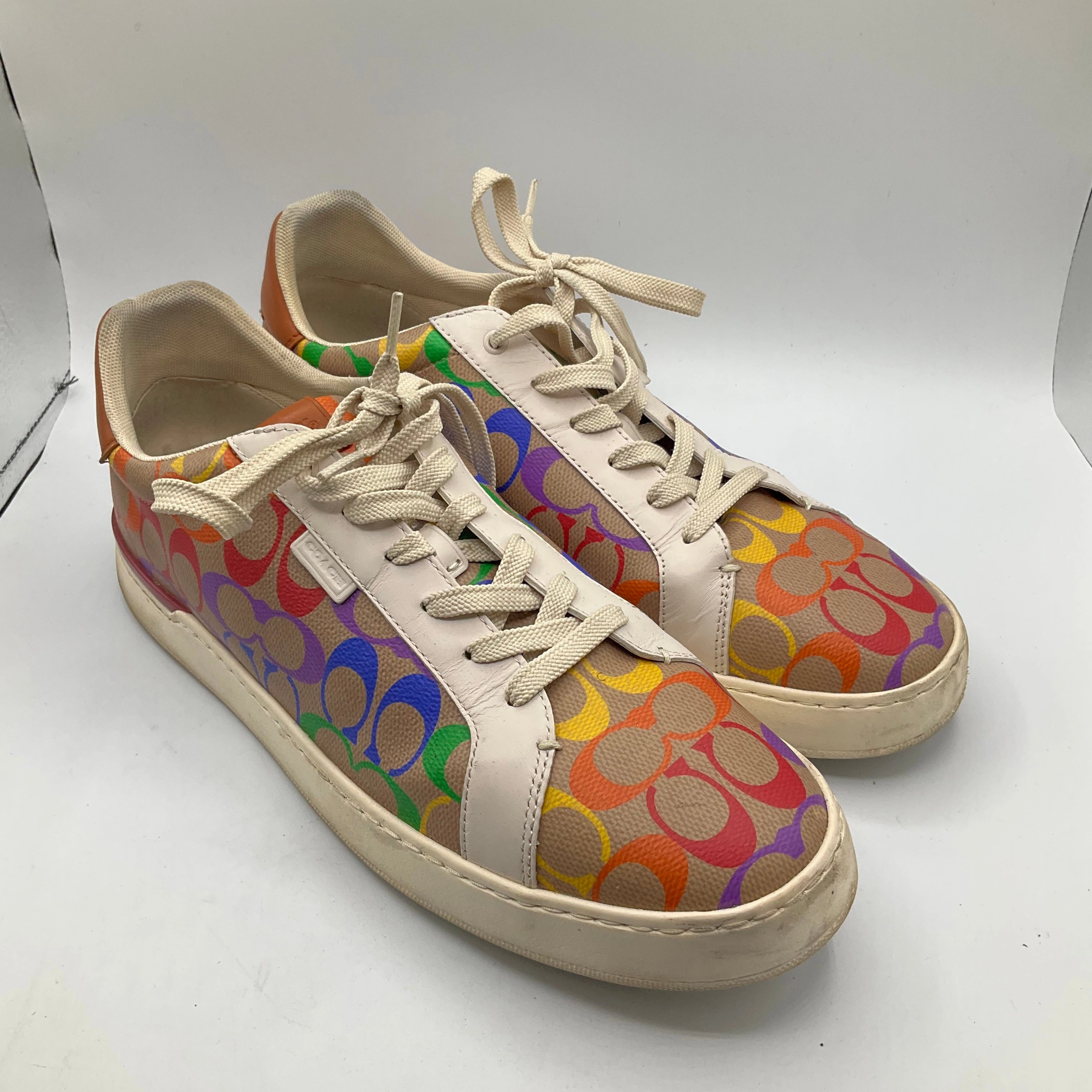 Shoes Sneakers By Coach In Rainbow Print, Size: 13 Classic Look Performance Boost