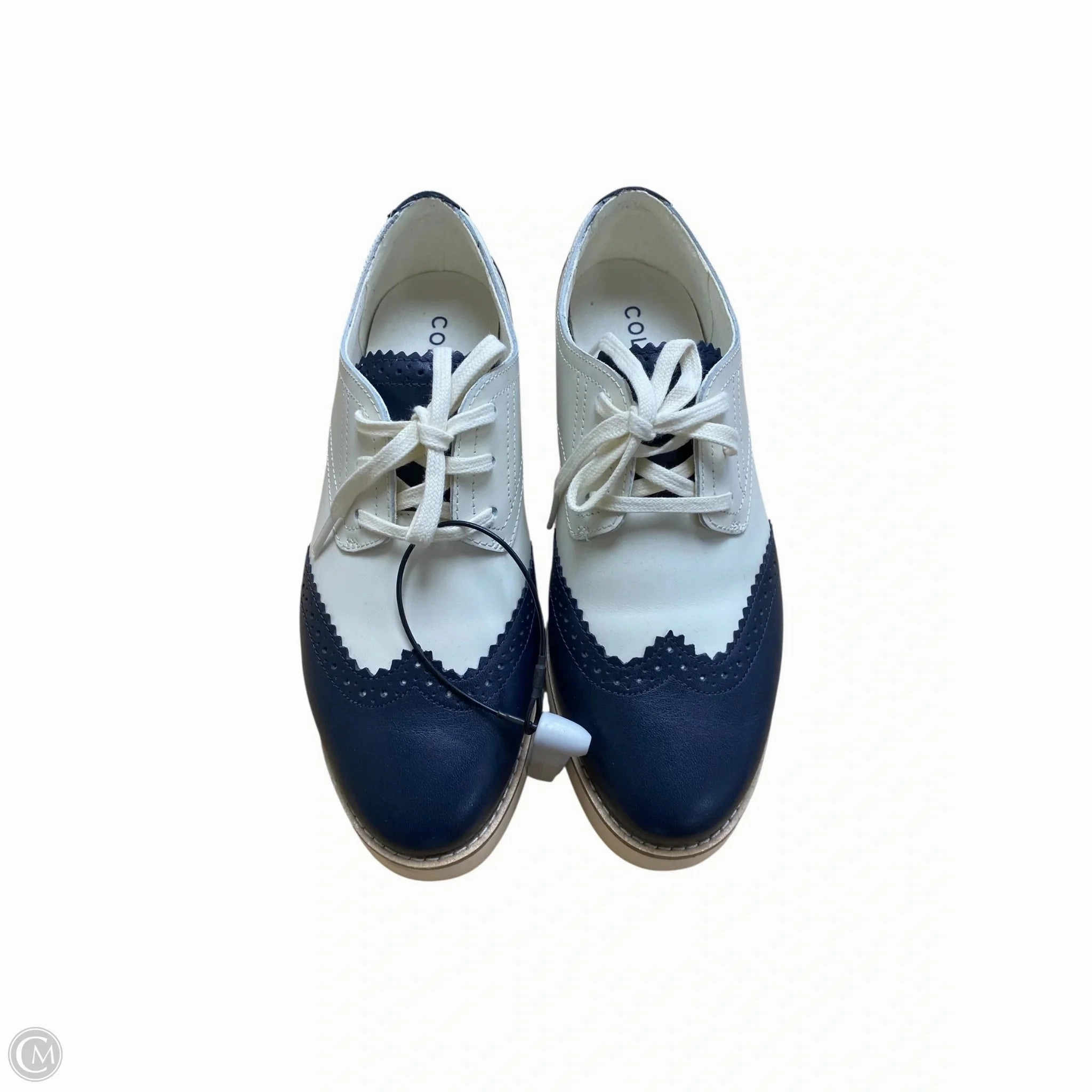 Shoes Sneakers By Cole-haan In Blue & Cream, Size: 6.5 Clean Silhouette