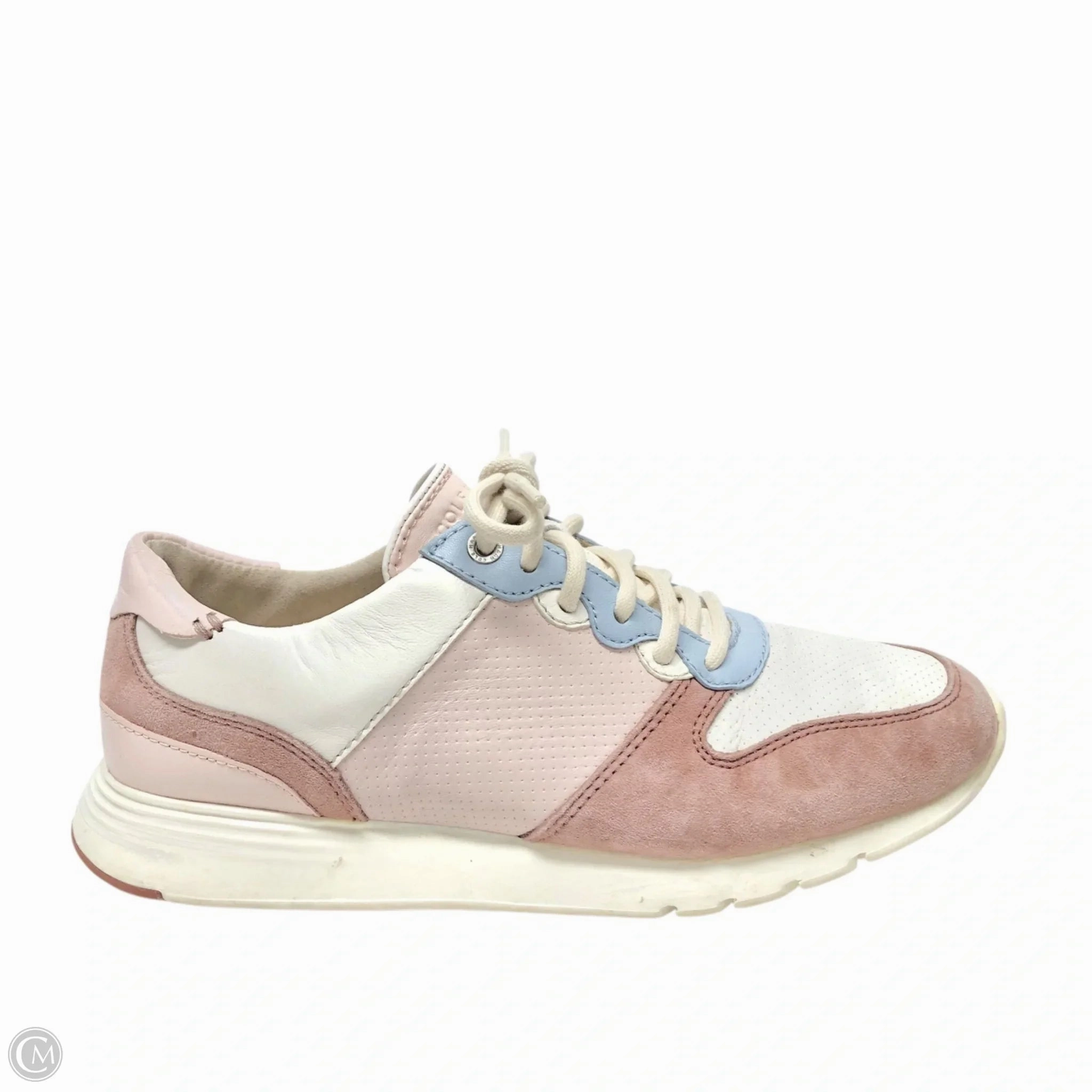 Gel Cushioning Shoes Sneakers By Cole-haan In Pink & White, Size: 8.5