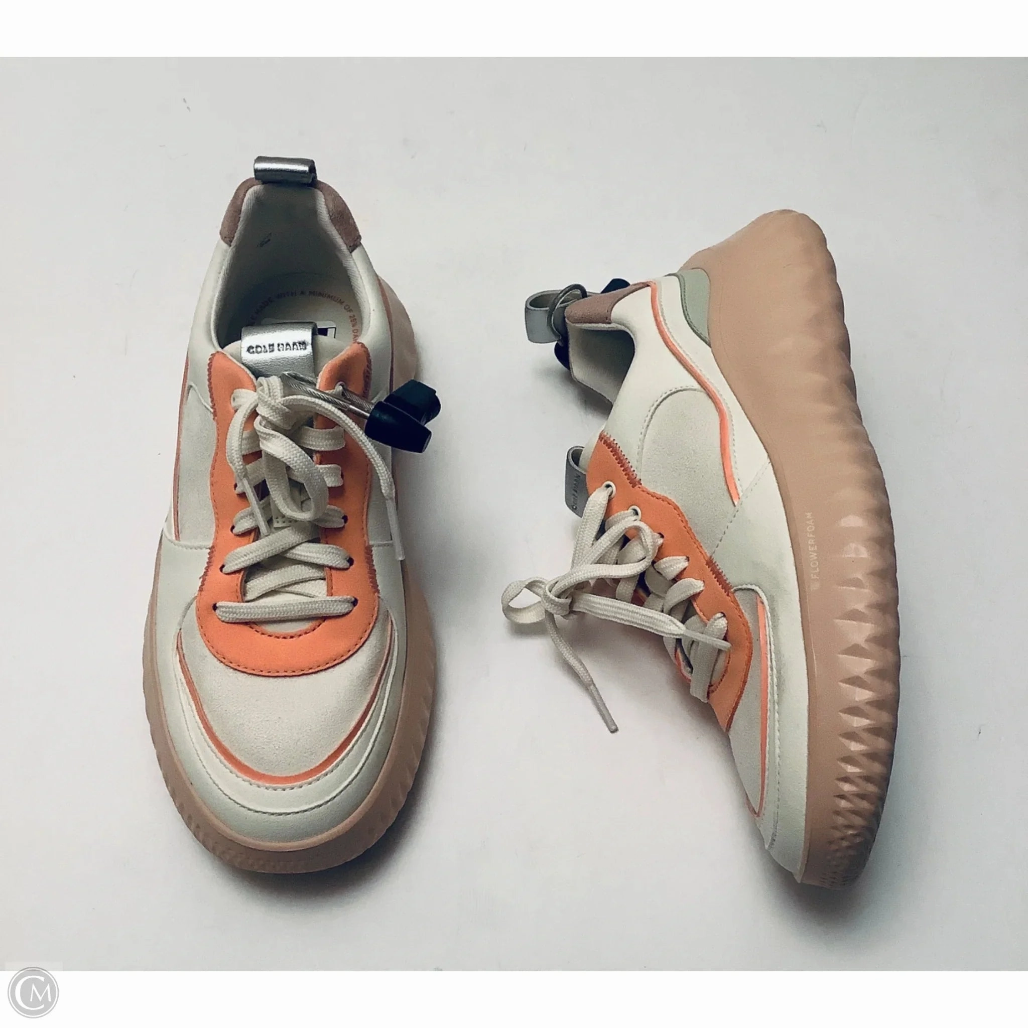 Worn Daily Extended Heel Support Shoes Sneakers By Cole-haan In Pink, Size: 7.5