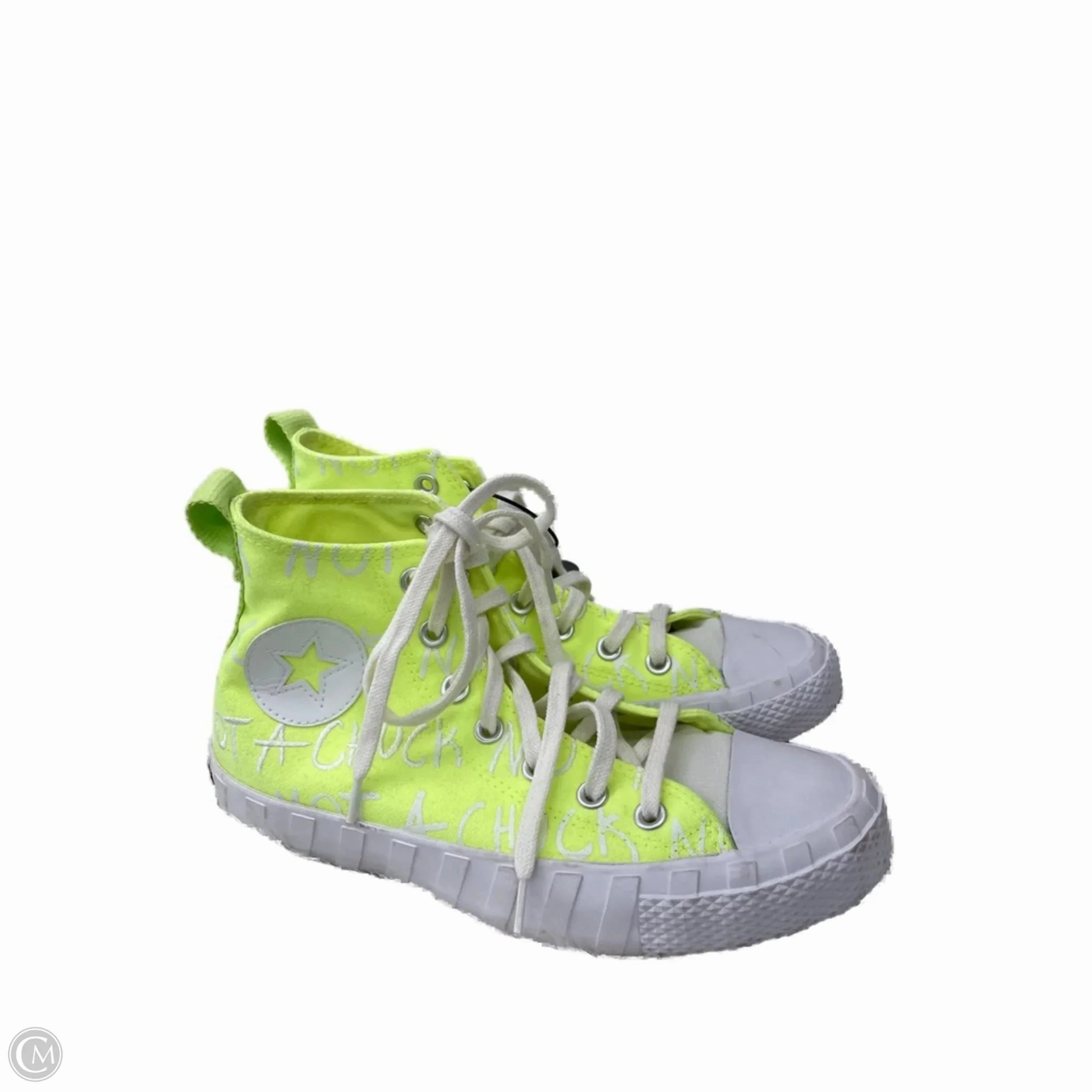 Shoes Sneakers By Converse In Green & White, Size: 7.5 Neutral Pace Athletic Design
