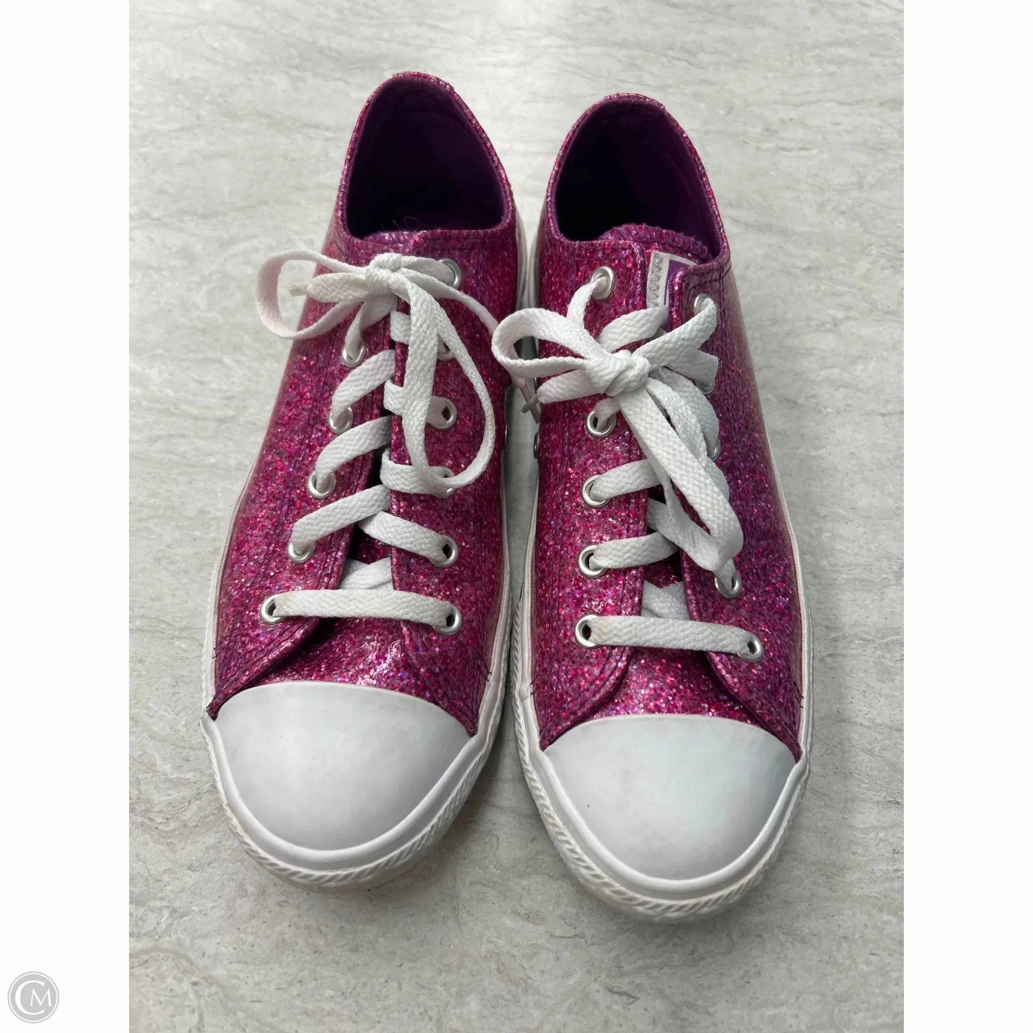 Shoes Sneakers By Converse In Pink & White, Size: 5 Natural Cushion