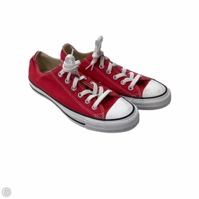 Shoes Sneakers By Converse In Red, Size: 8 Extended Heel Counter