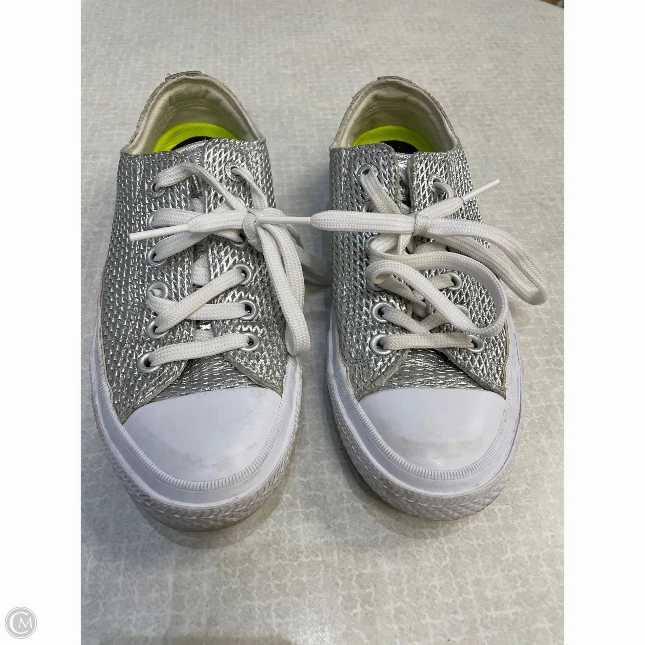 Sports Ready Movement Ready Shoes Sneakers By Converse In Silver, Size: 7