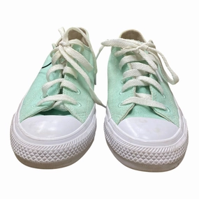 Recycled Polyester Fabric Shoes Sneakers By Converse In Teal, Size:6